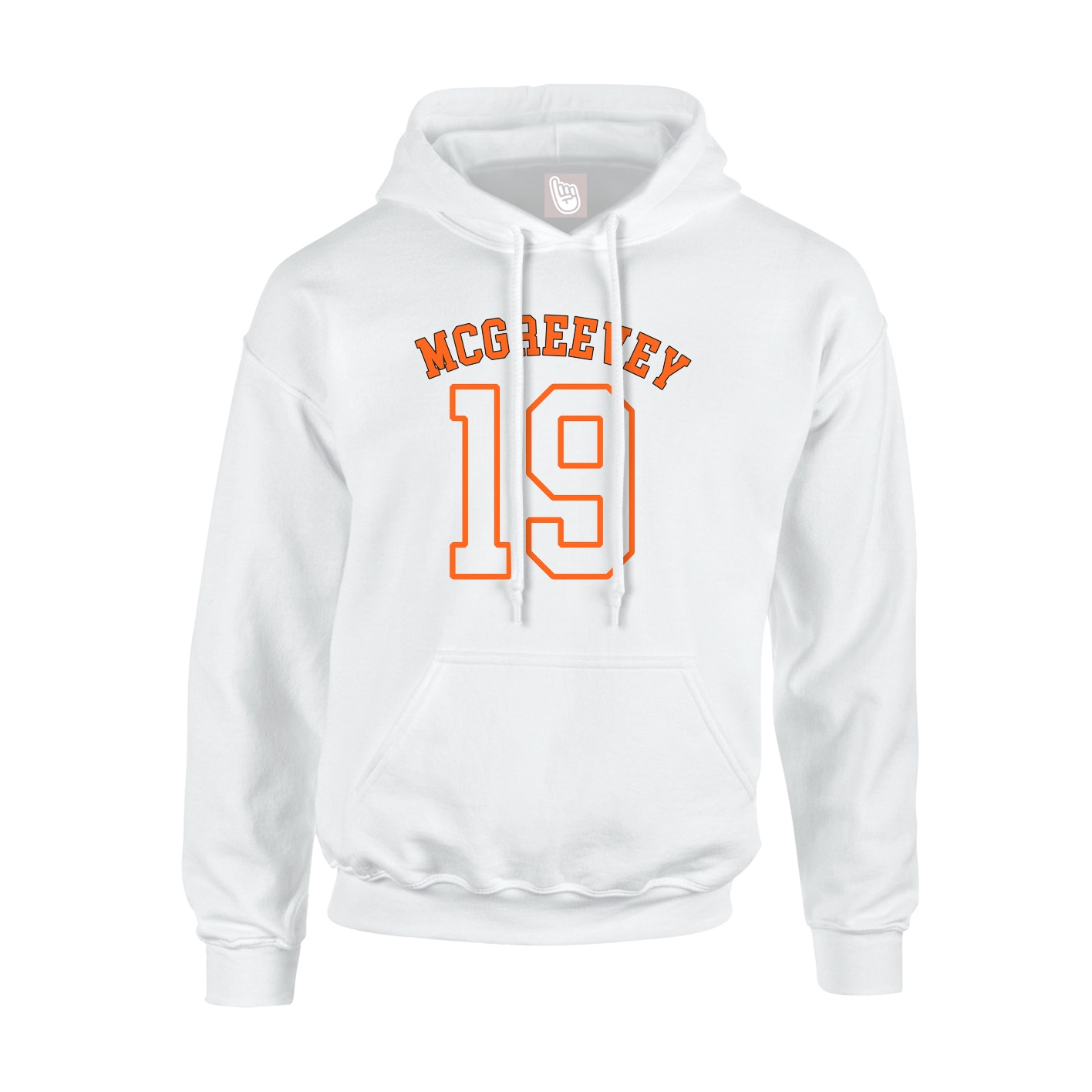 Hoodie — Shirsey Arch in White