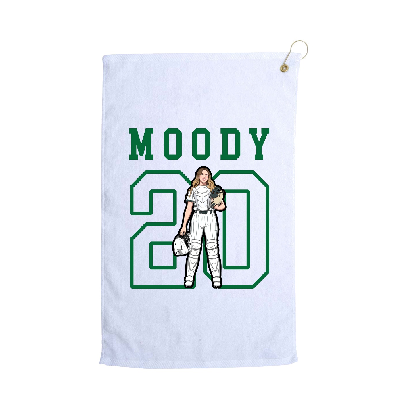 Golf Towel — Shirsey in White