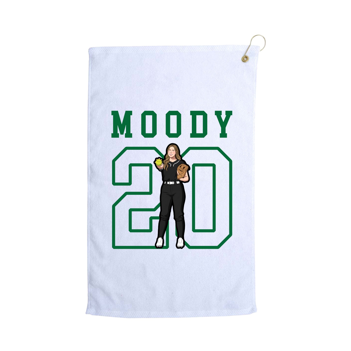Golf Towel — Shirsey in White