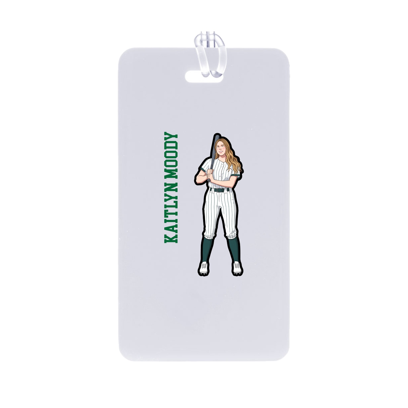Bag Tag — Name Vertical in Classic