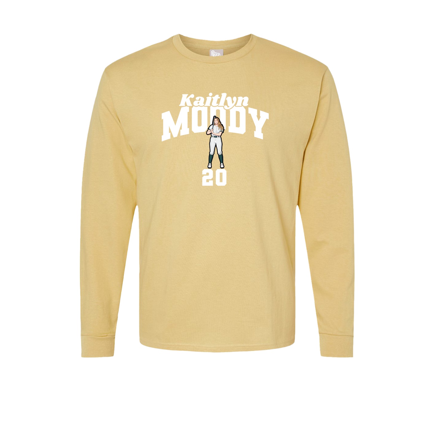 Long Sleeve Tee — Signature Arch in Vegas Gold