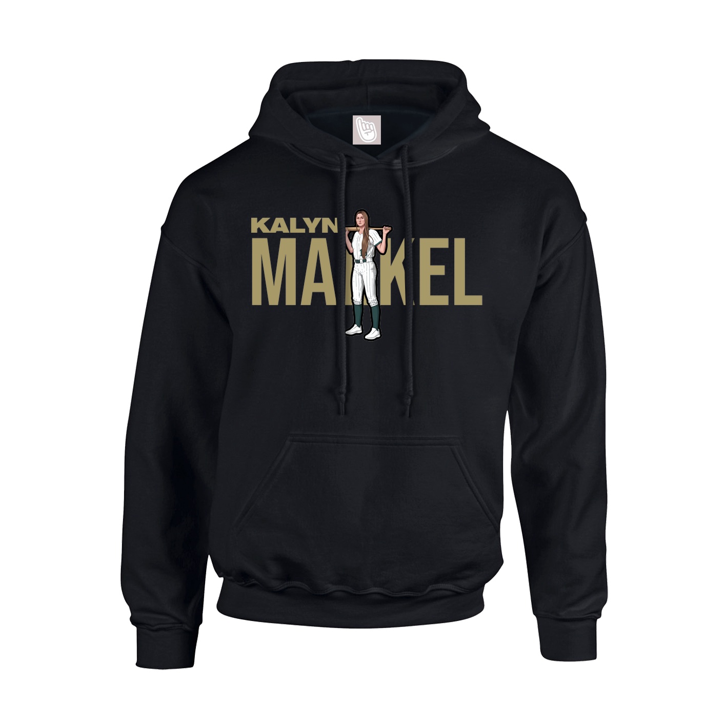 Hoodie — Player Name in Black