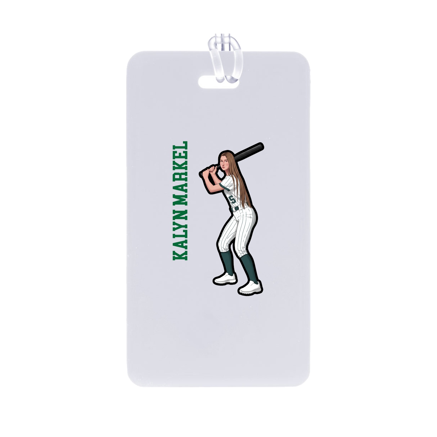 Bag Tag — Name Vertical in Classic