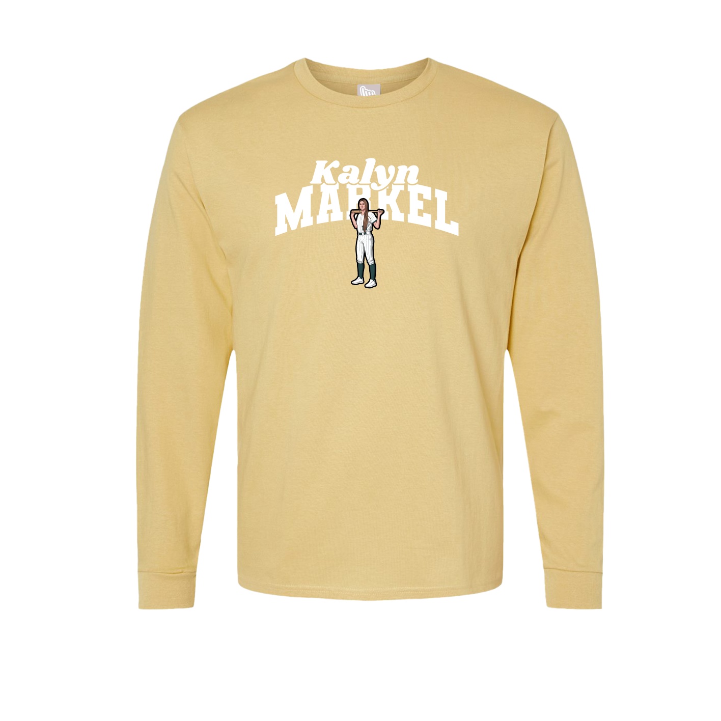 Long Sleeve Tee — Signature Arch in Vegas Gold