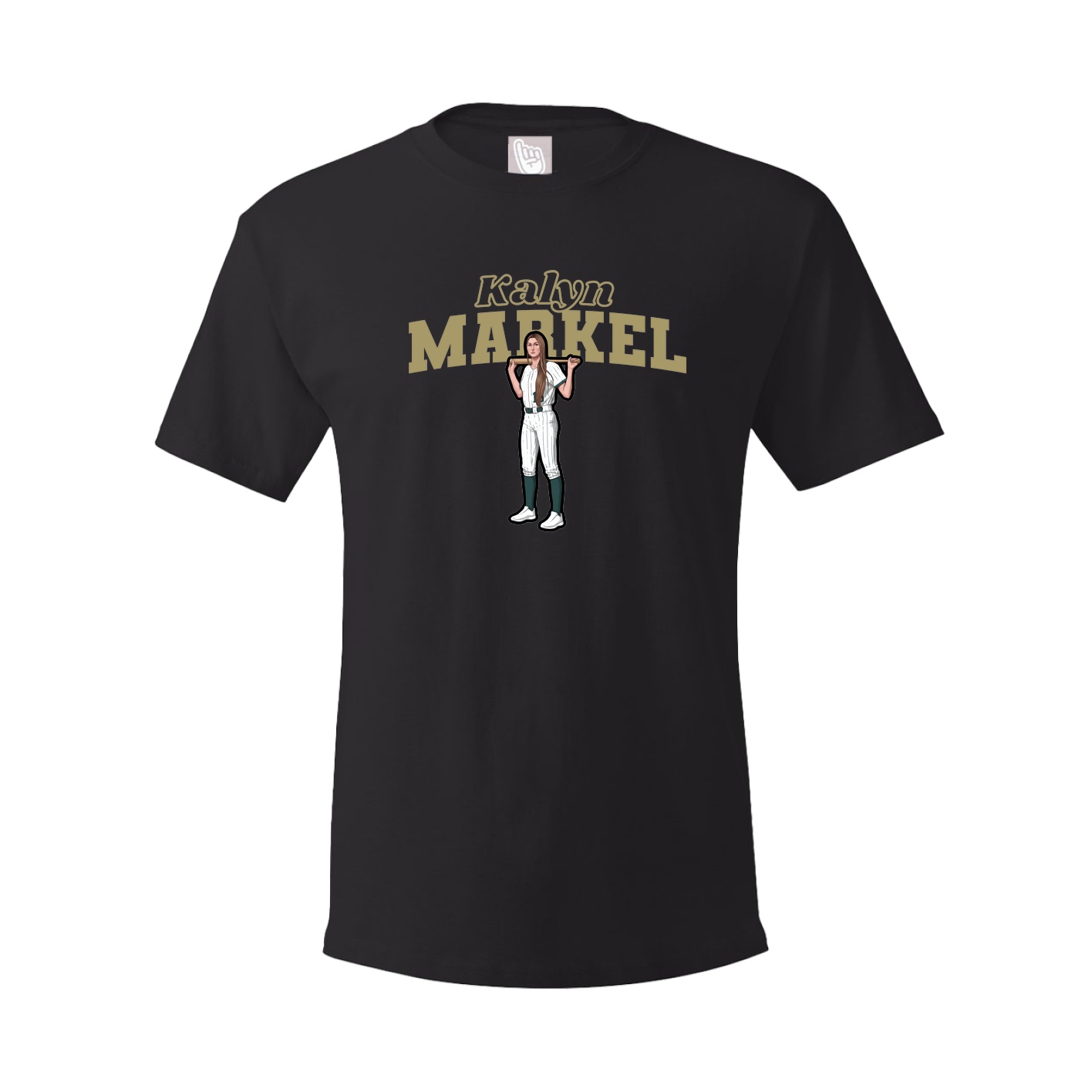 Youth Tee — Name Arch in Black