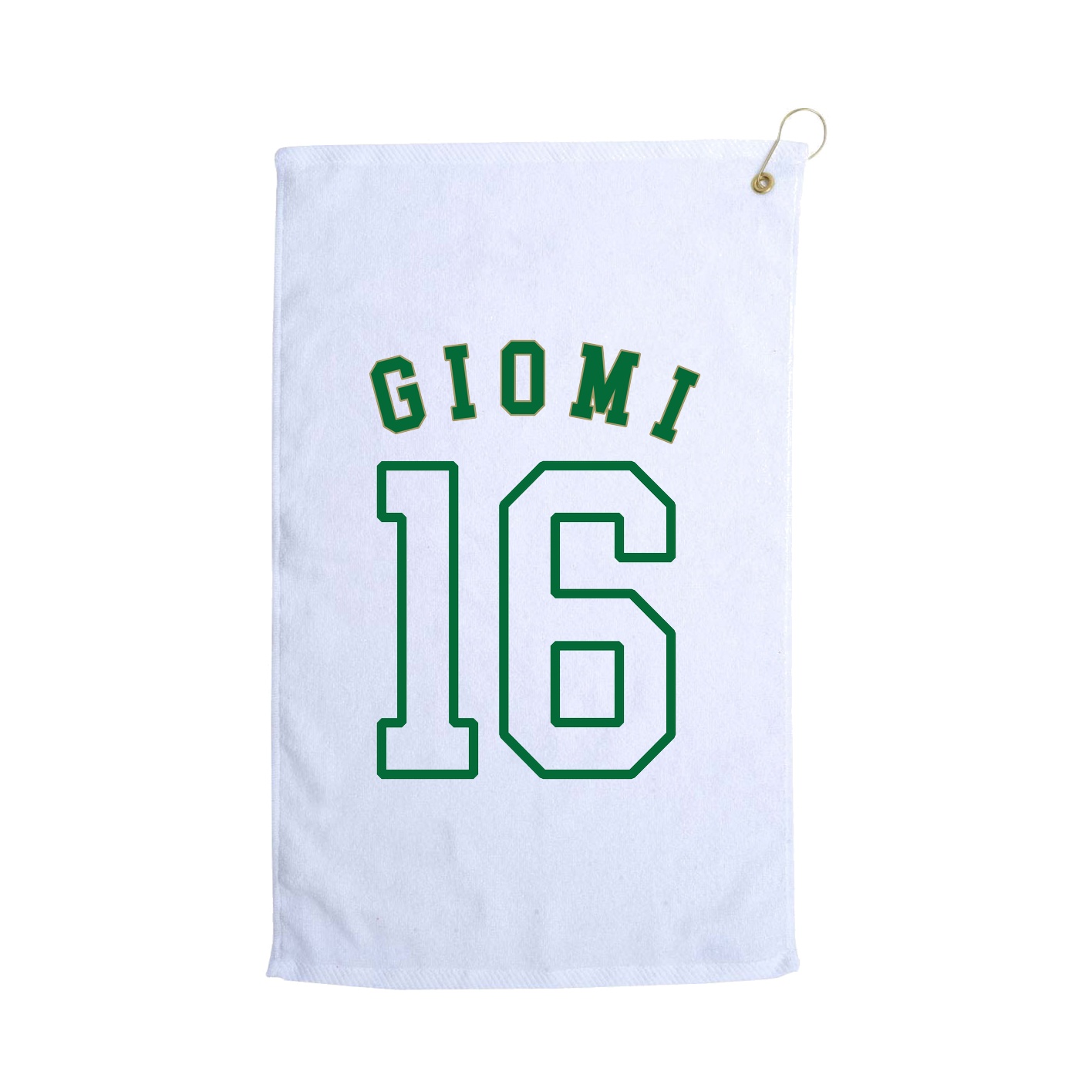 Golf Towel — Shirsey Arch in White