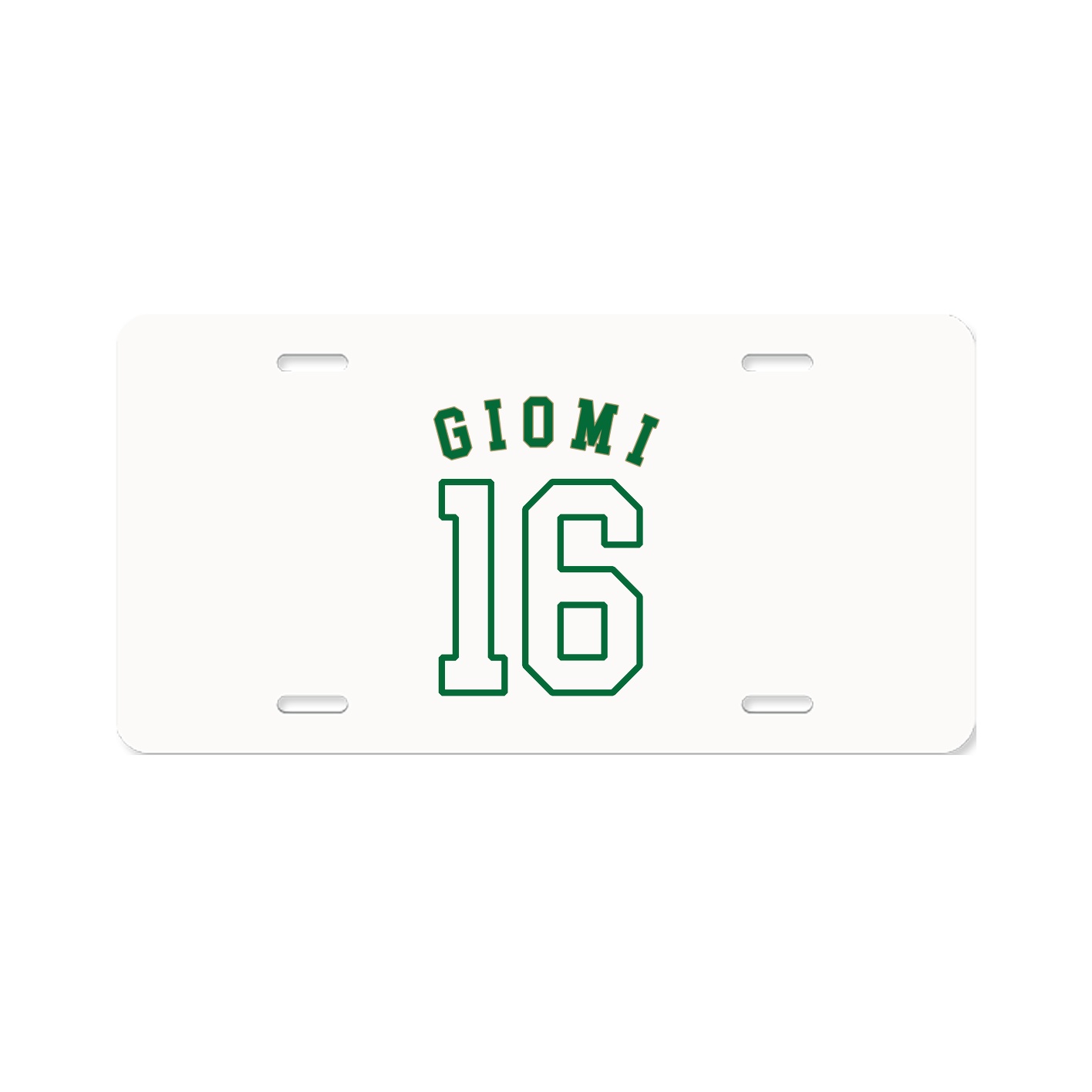 License Plate — Shirsey Arch in Classic