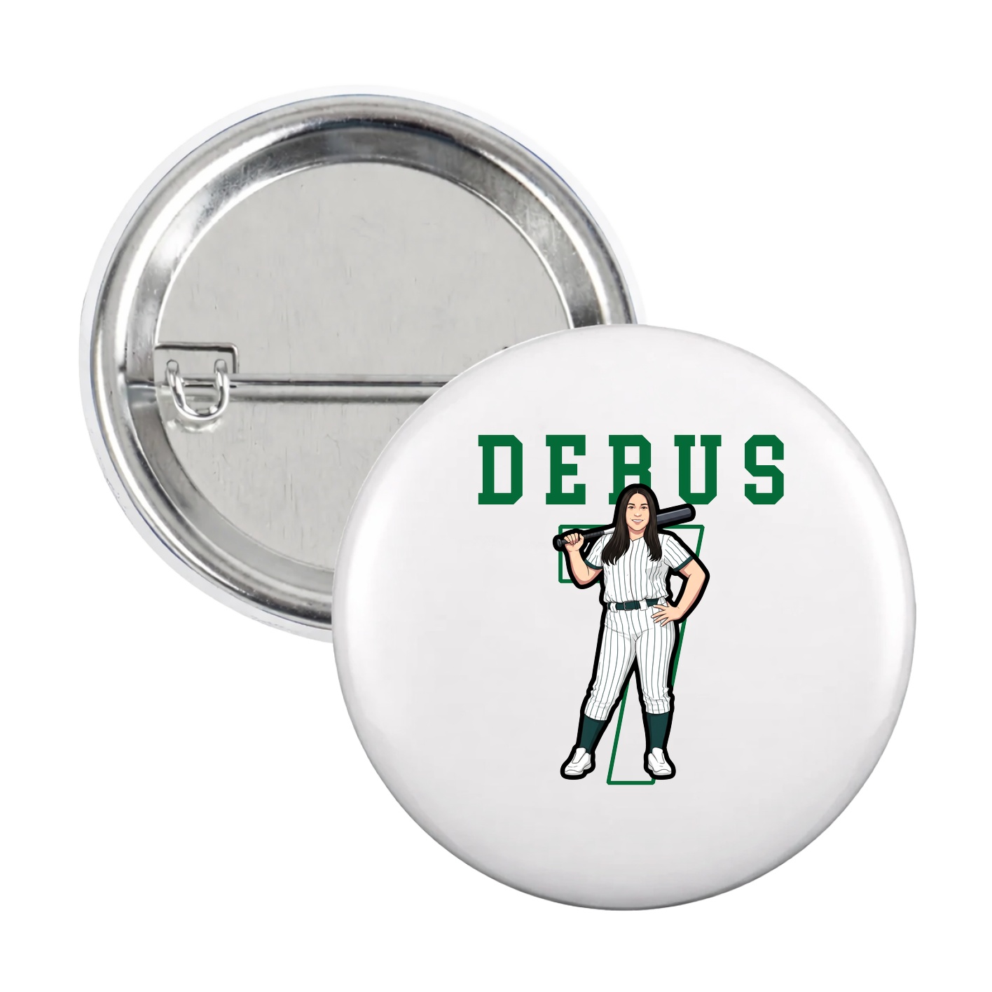 Game Day Button — Shirsey in White