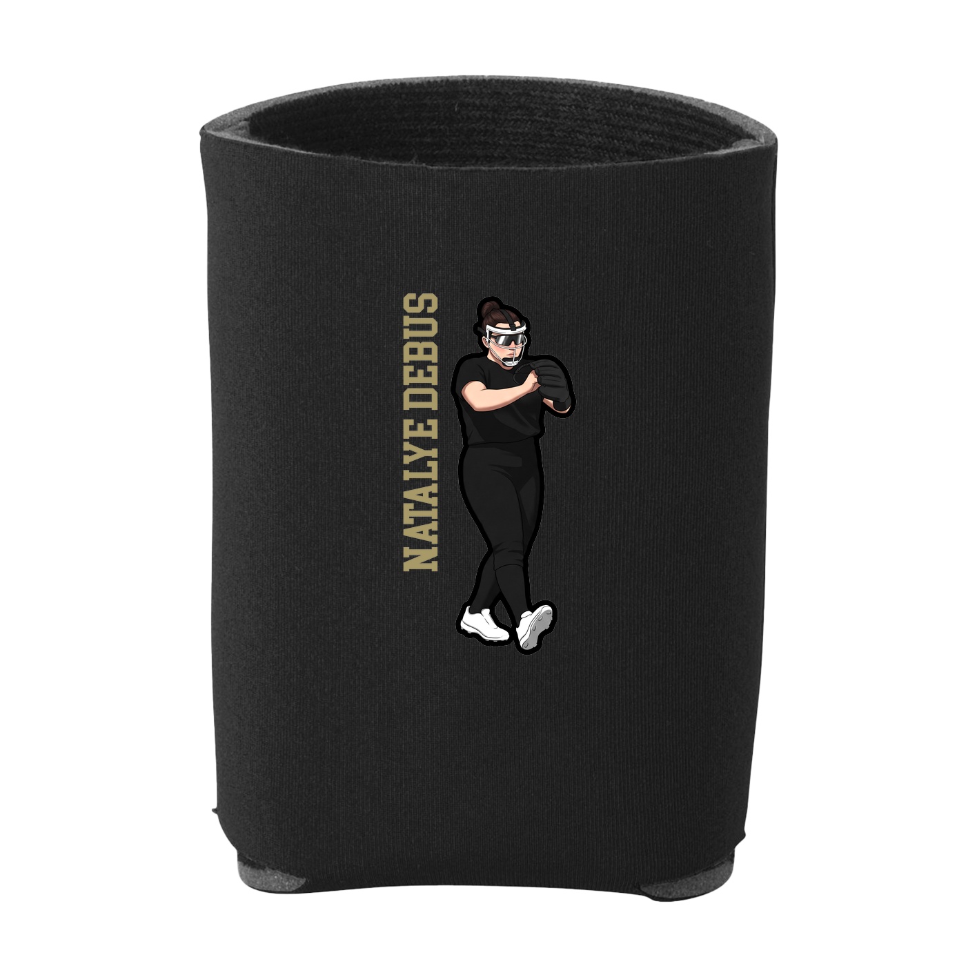 Can Holder — Name Vertical in Black