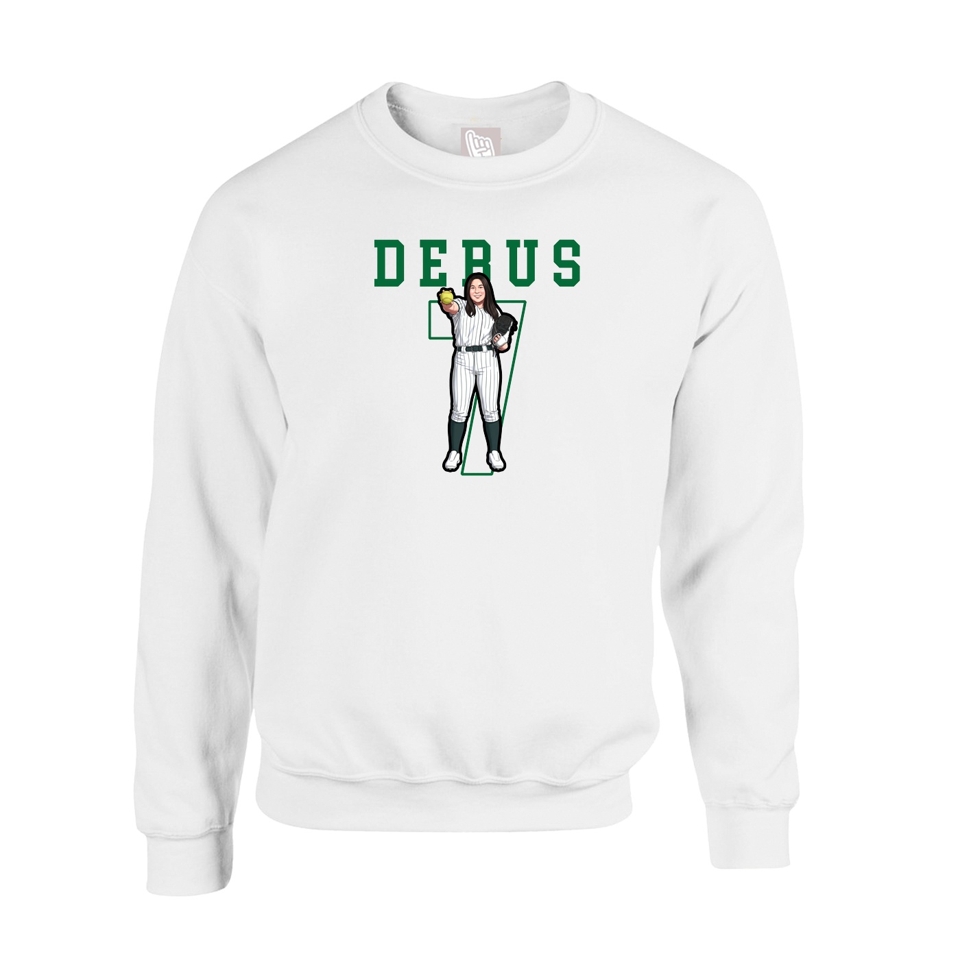 Fleece Crew — Shirsey in White