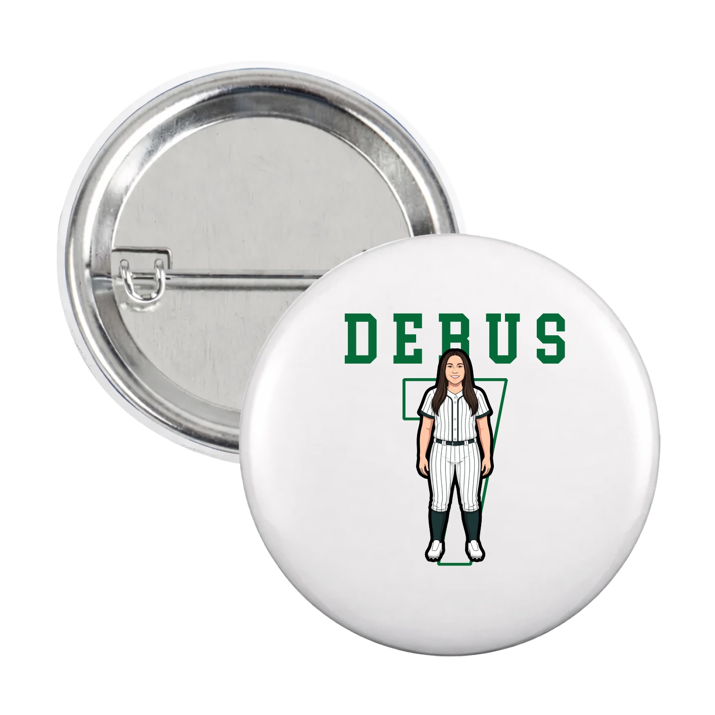 Game Day Button — Shirsey in White