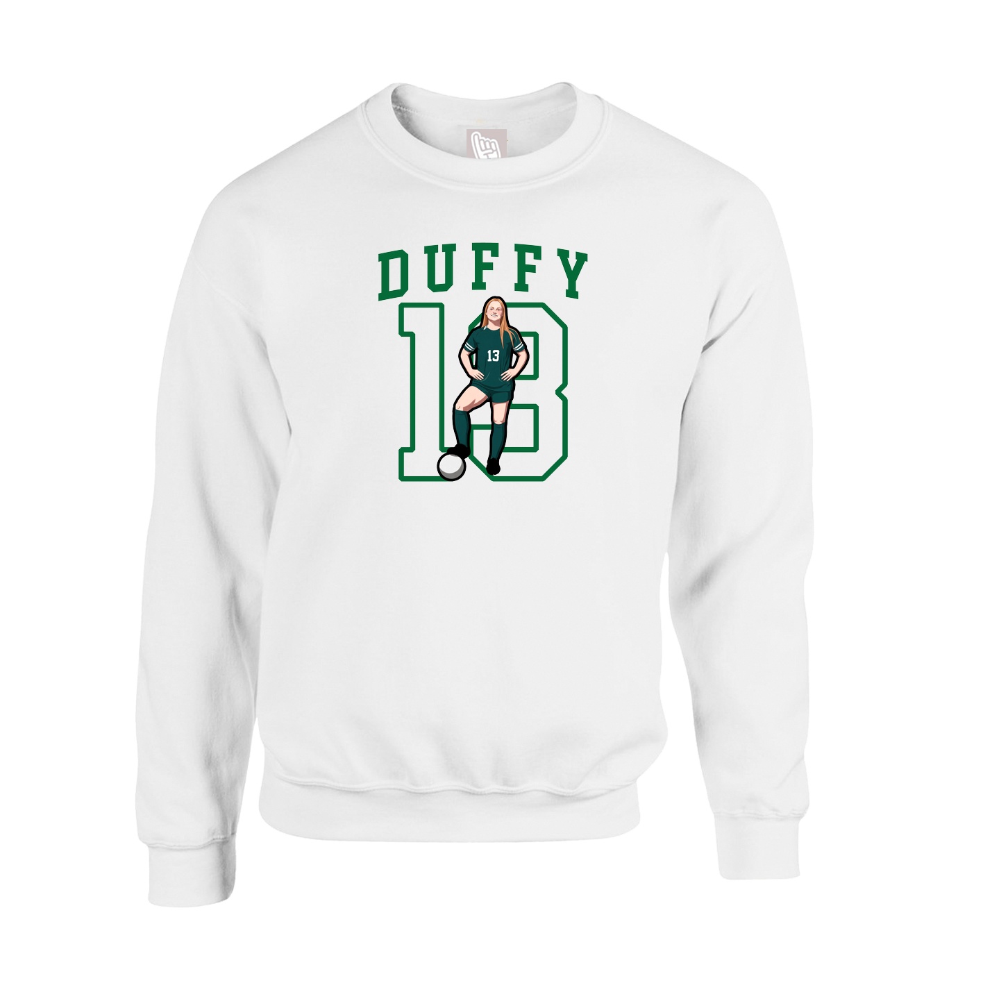 Fleece Crew — Shirsey in White