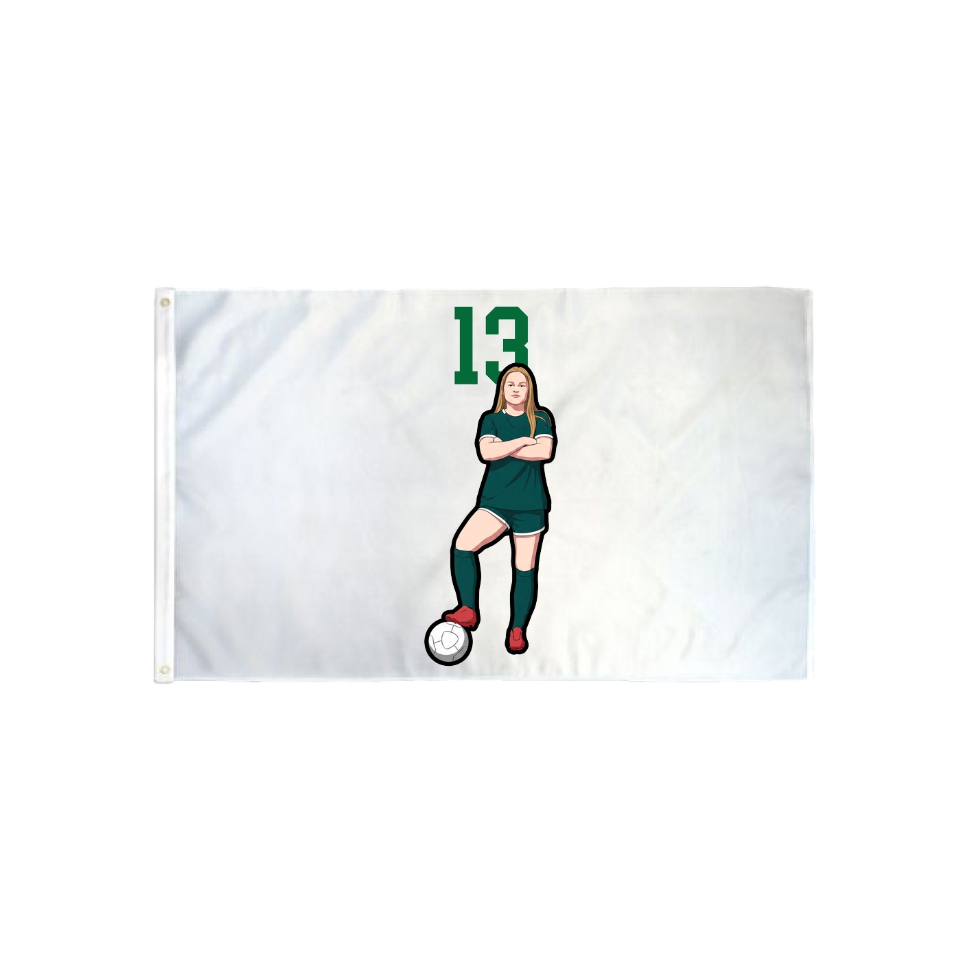 3x5 Flag — Number Top in Classic