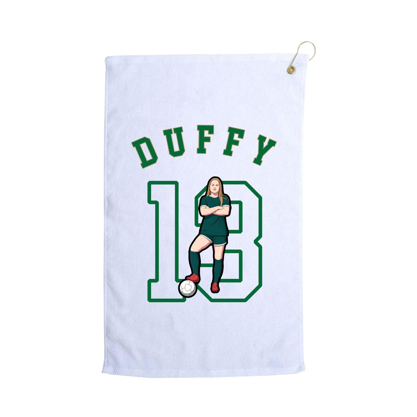 Golf Towel — Shirsey Arch in White