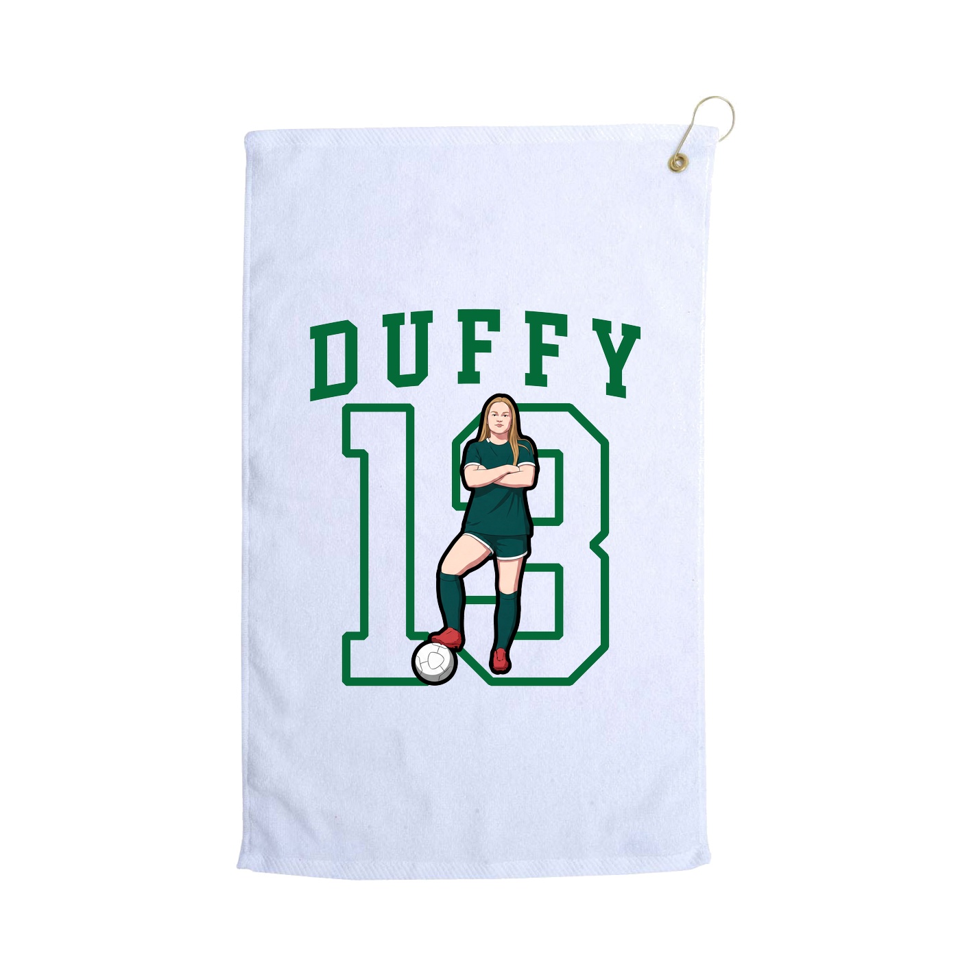 Golf Towel — Shirsey in White