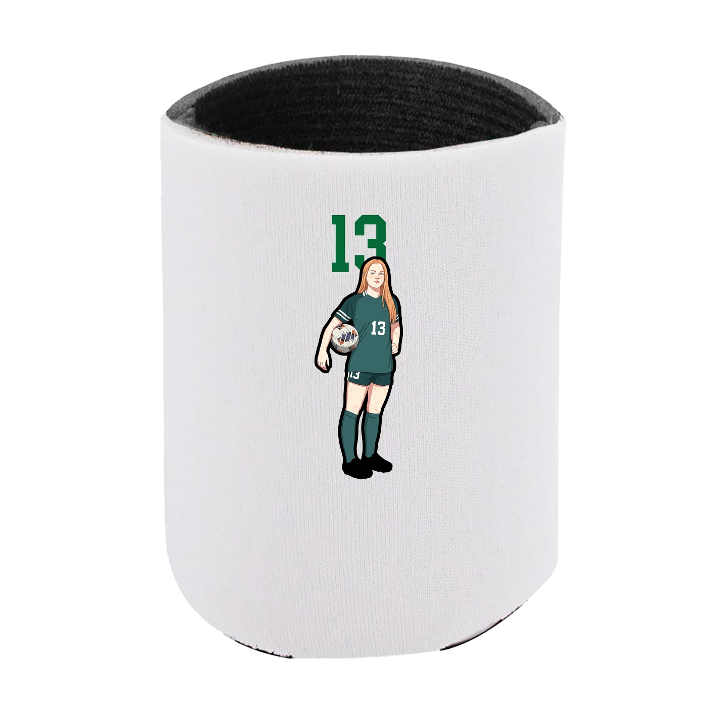 Can Holder — Number Top in White