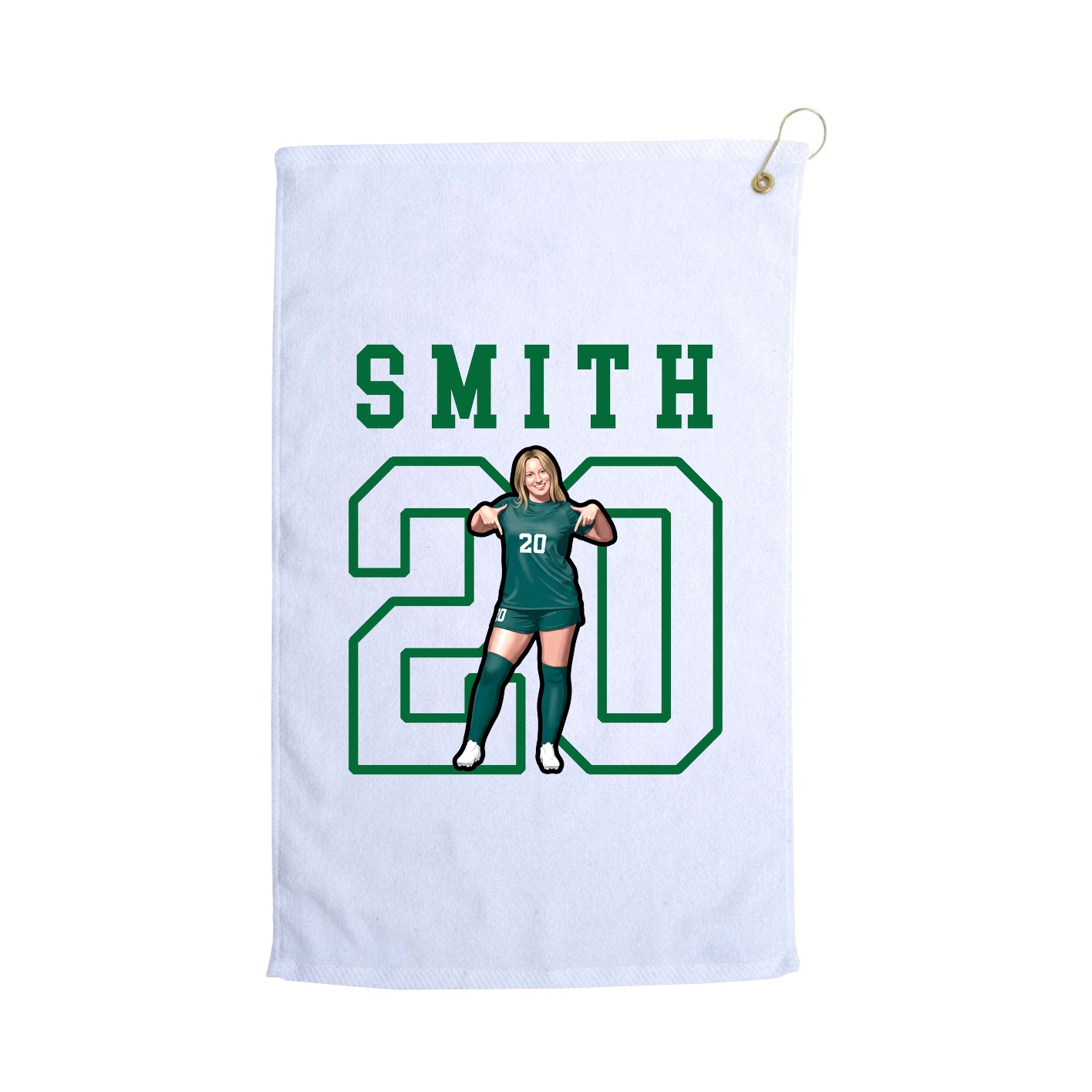 Golf Towel — Shirsey in White