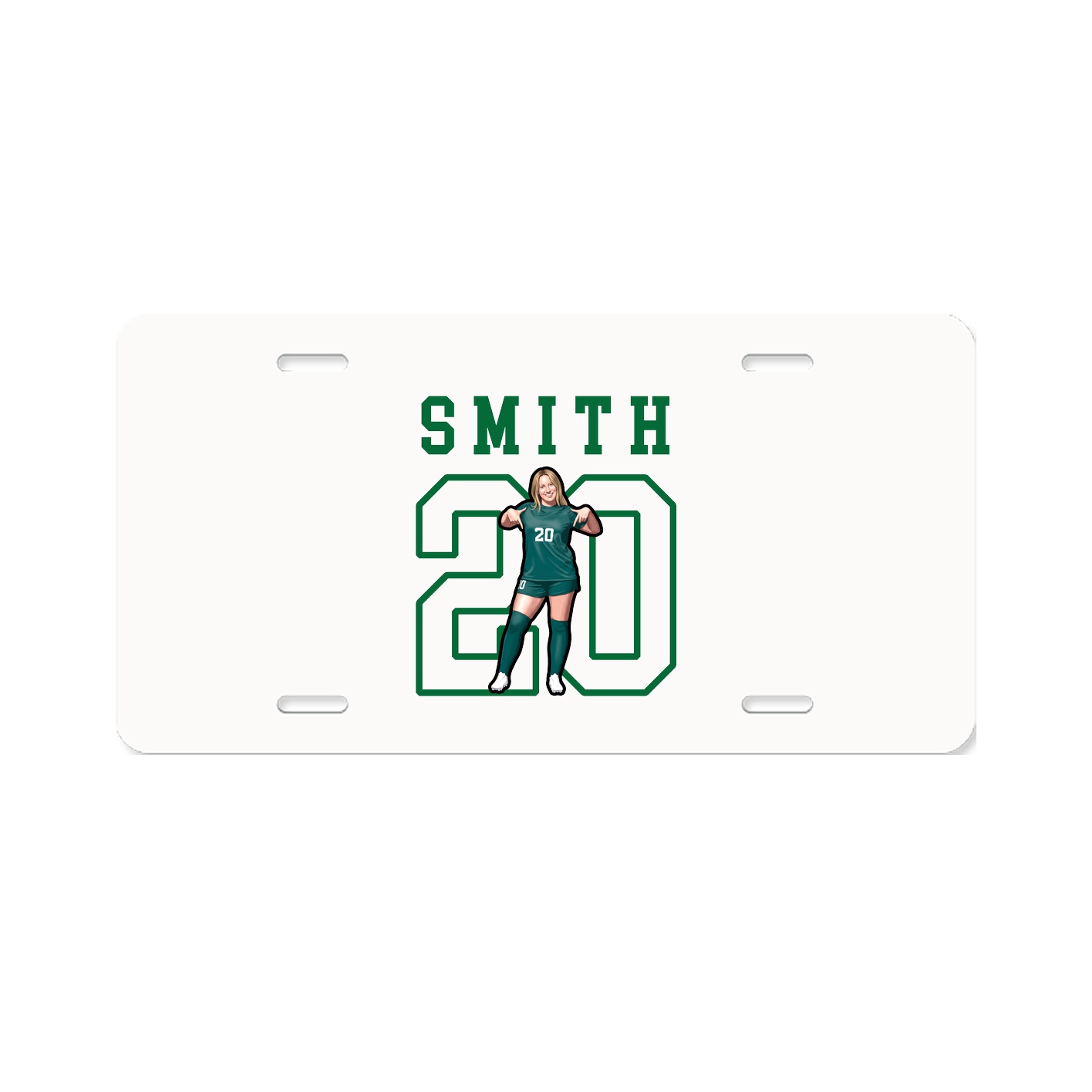 License Plate — Shirsey in Classic
