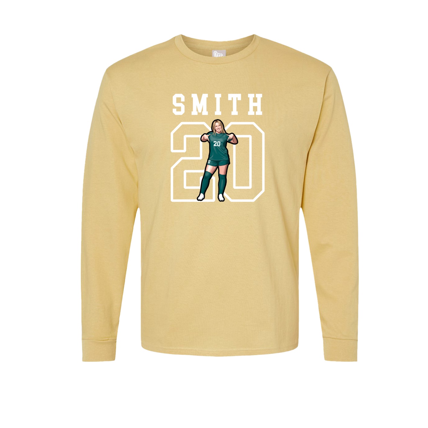 Long Sleeve Tee — Shirsey in Vegas Gold