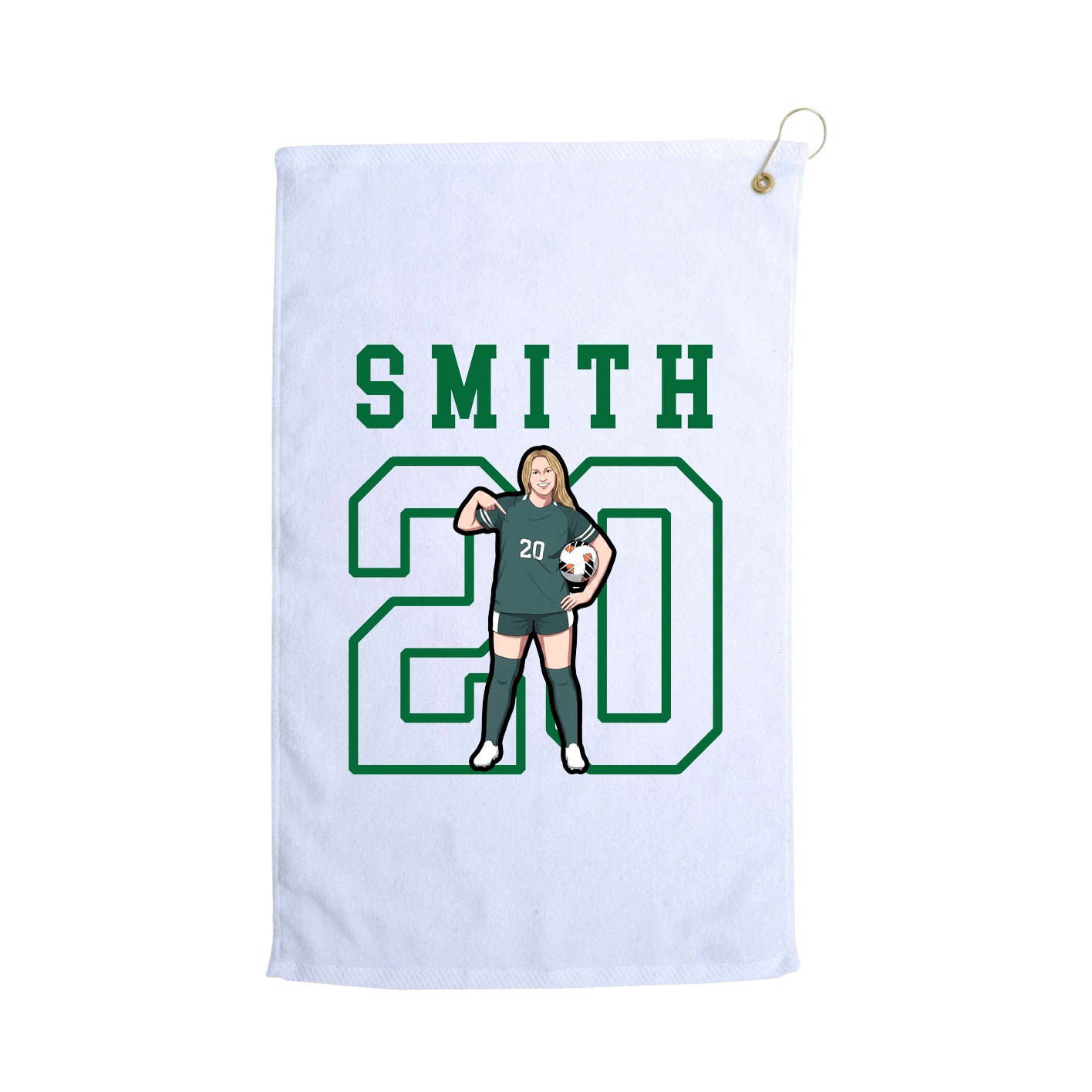 Golf Towel — Shirsey in White