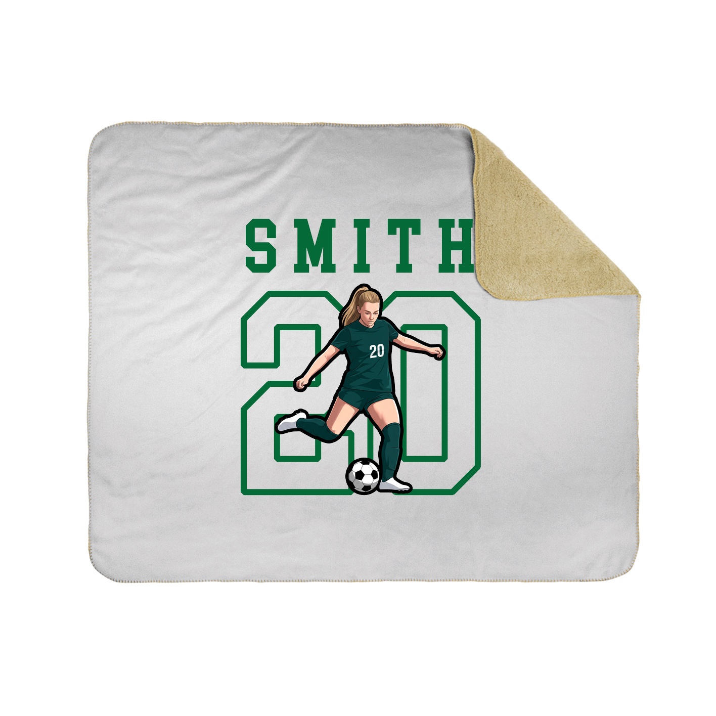 Throw Blanket — Shirsey in White