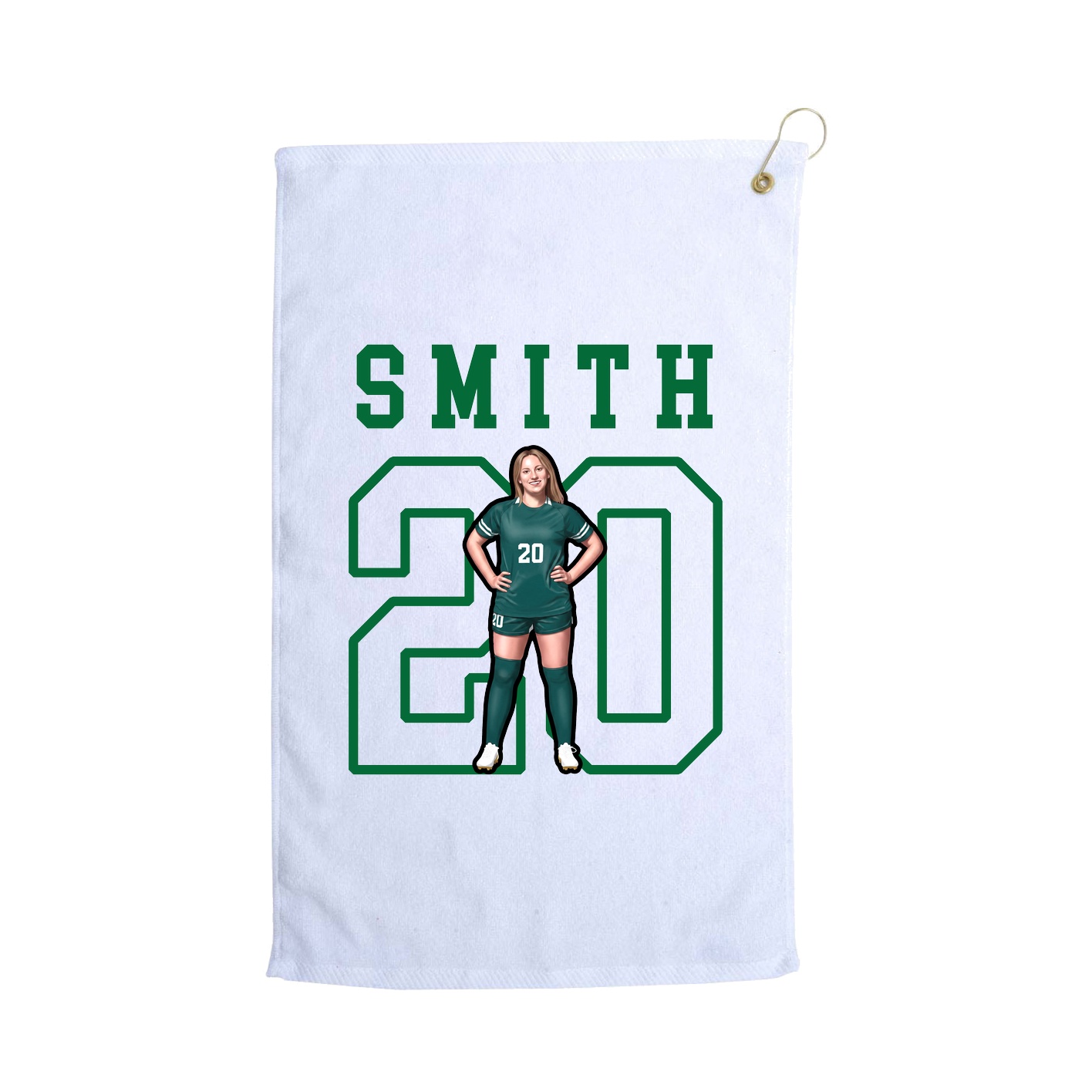 Golf Towel — Shirsey in White