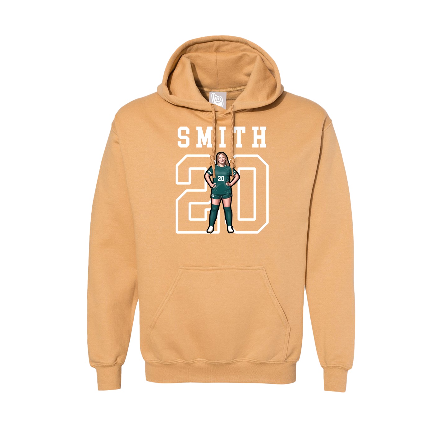Hoodie — Shirsey in Vegas Gold