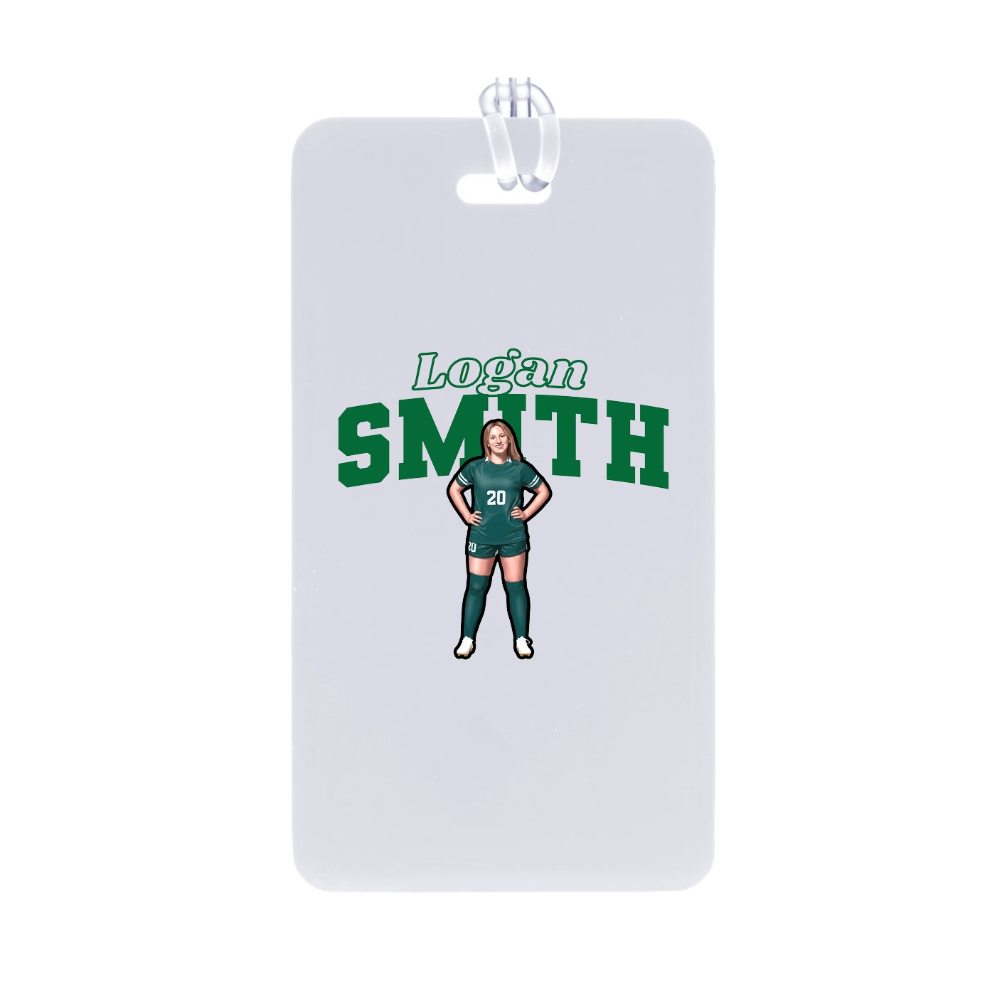Bag Tag — Name Arch in Classic