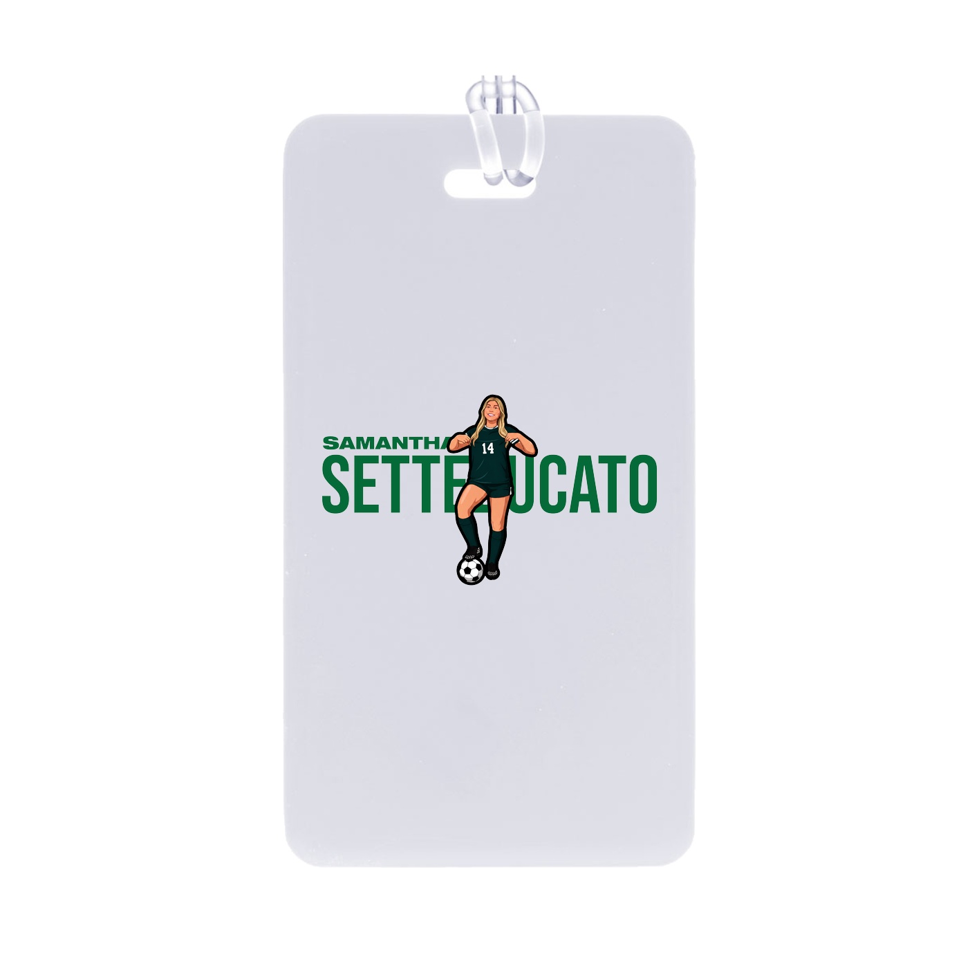 Bag Tag — Player Name in Classic