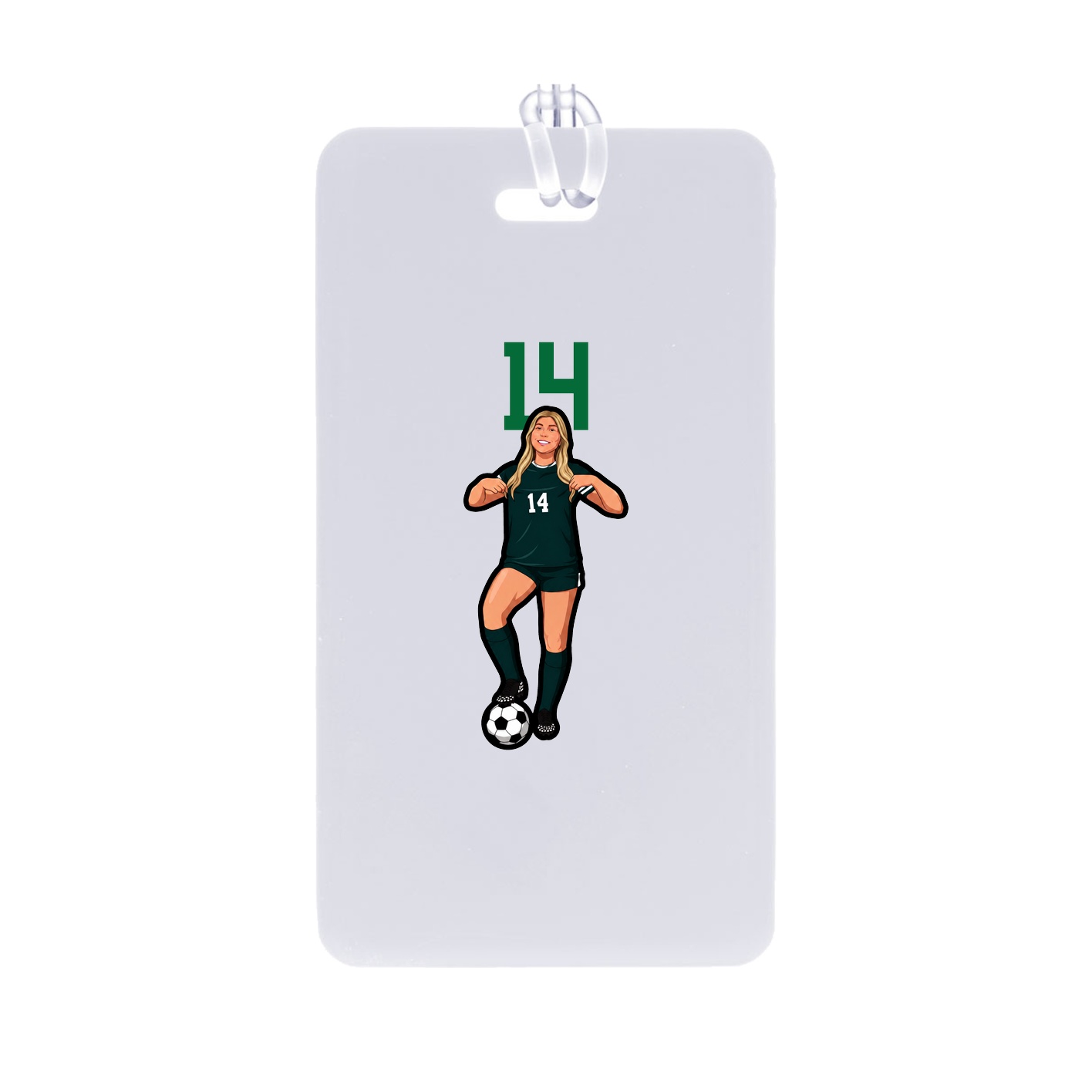 Bag Tag — Number Top in Classic