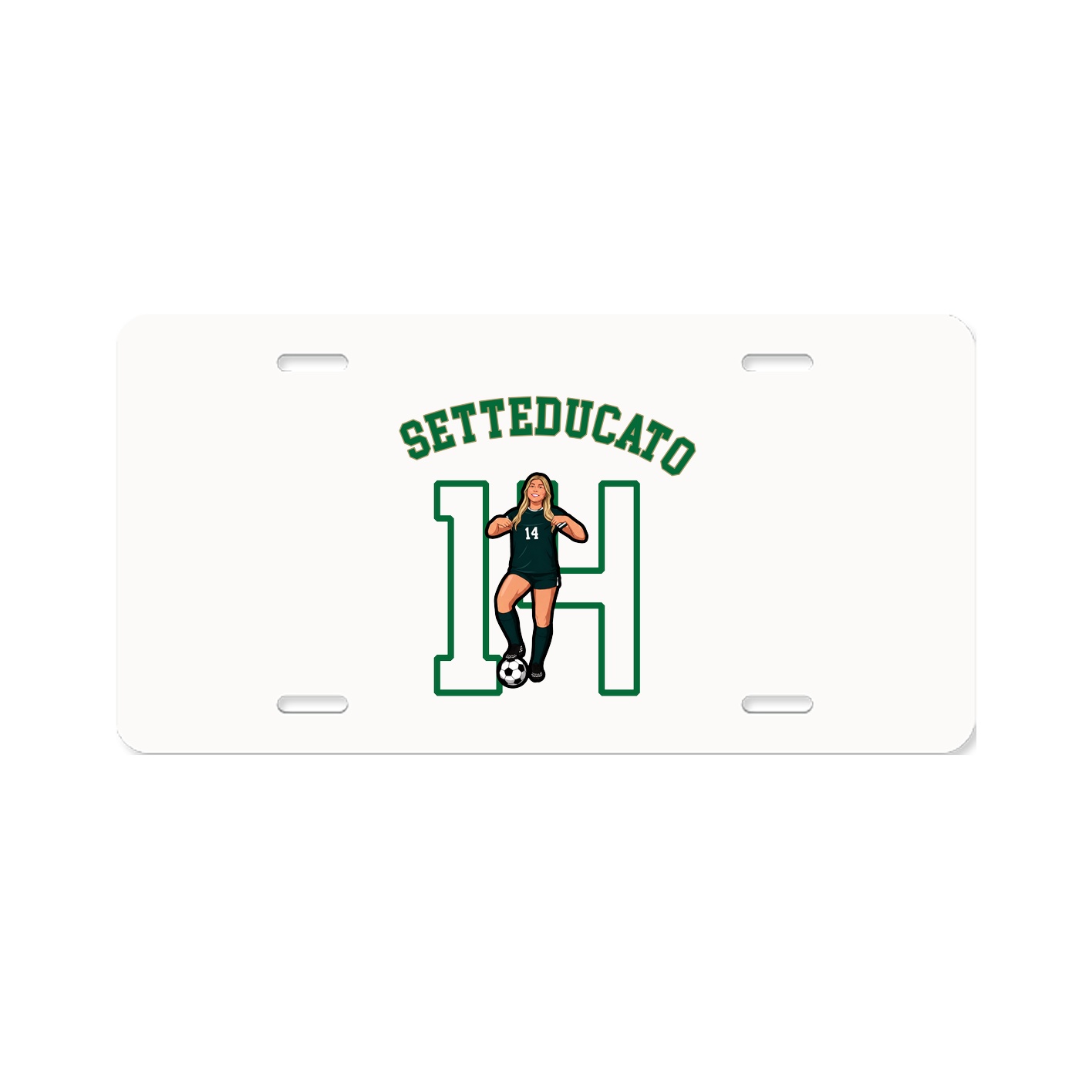 License Plate — Shirsey Arch in Classic