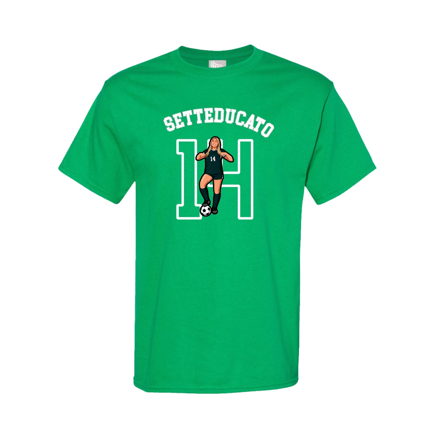 Youth Tee — Shirsey Arch in Green