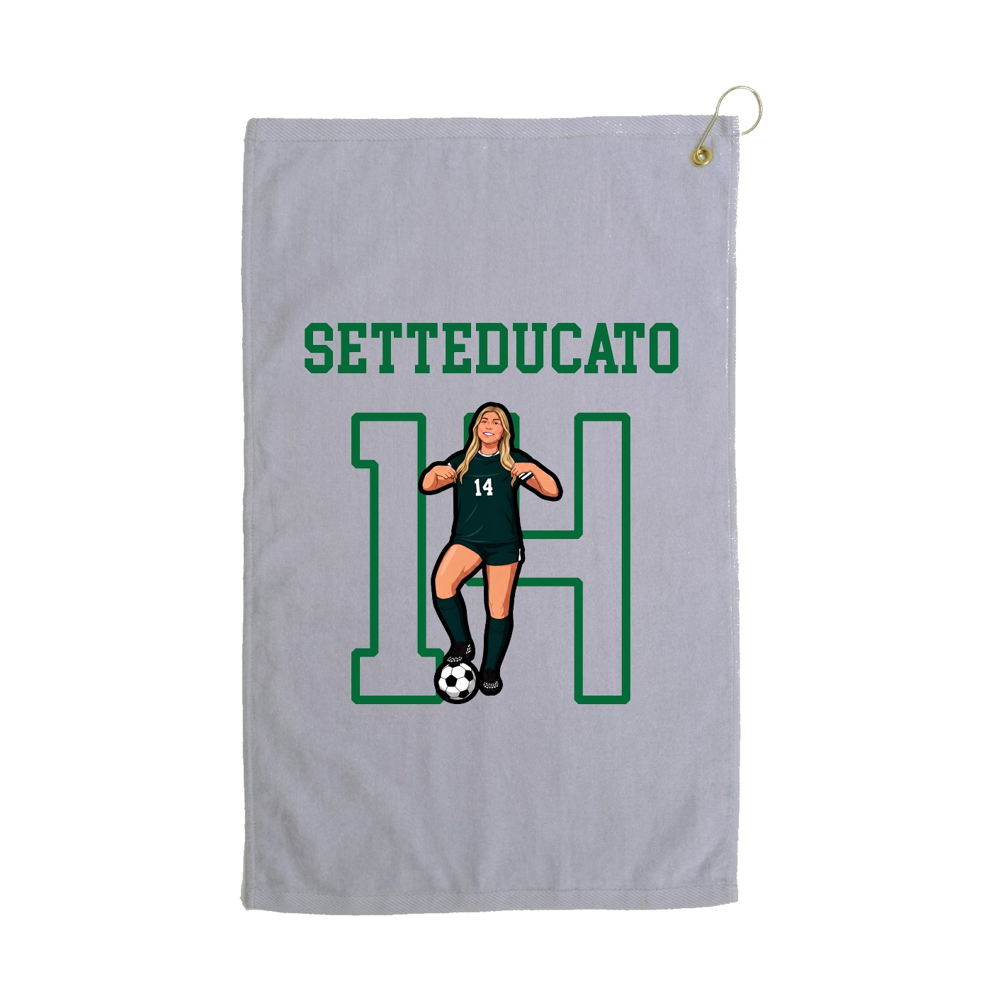 Golf Towel — Shirsey in Grey