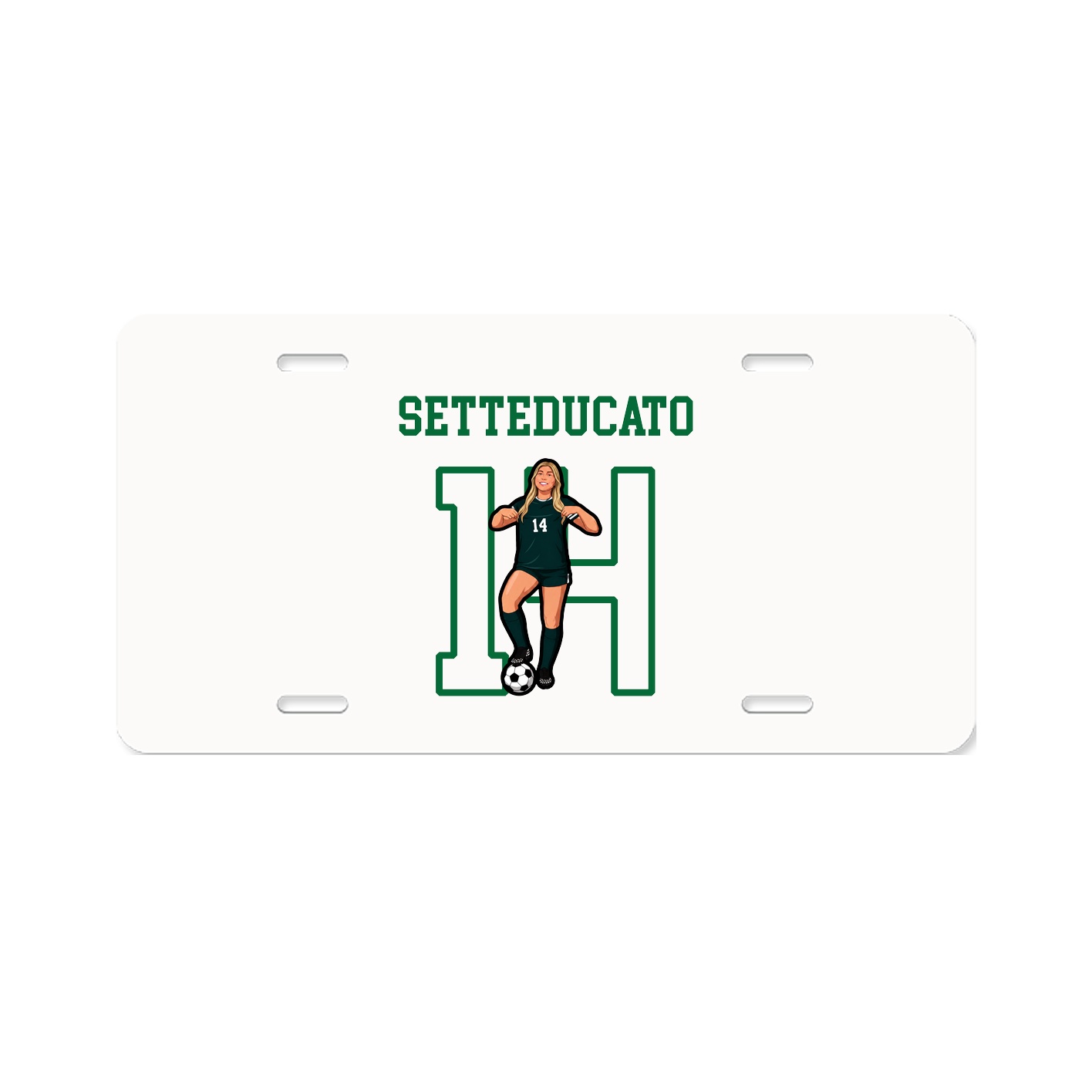 License Plate — Shirsey in Classic