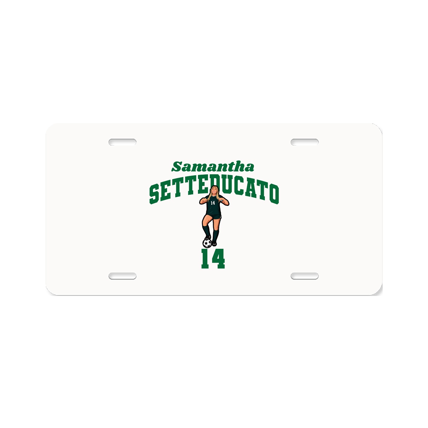 License Plate — Signature Arch in Classic