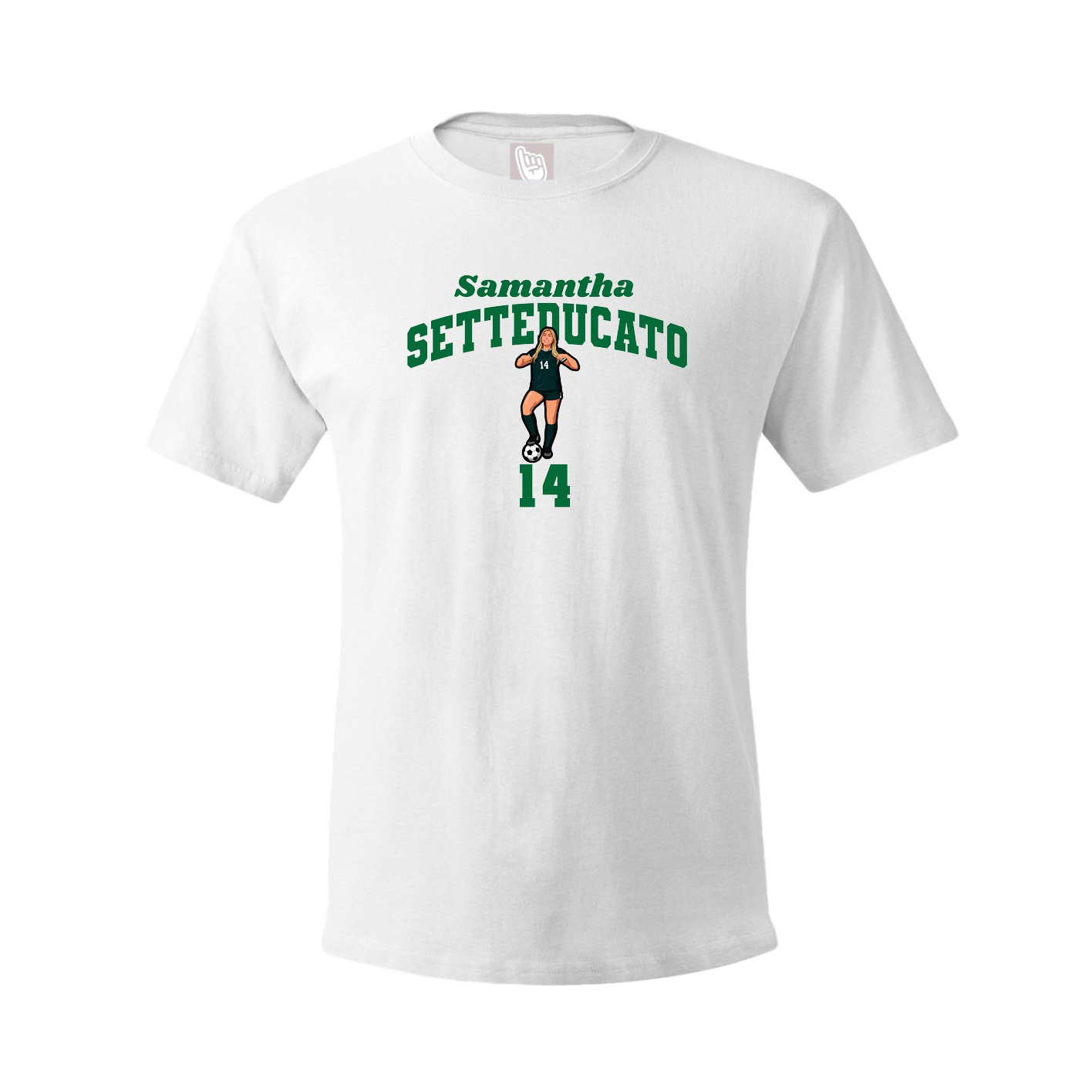 Youth Tee — Signature Arch in White