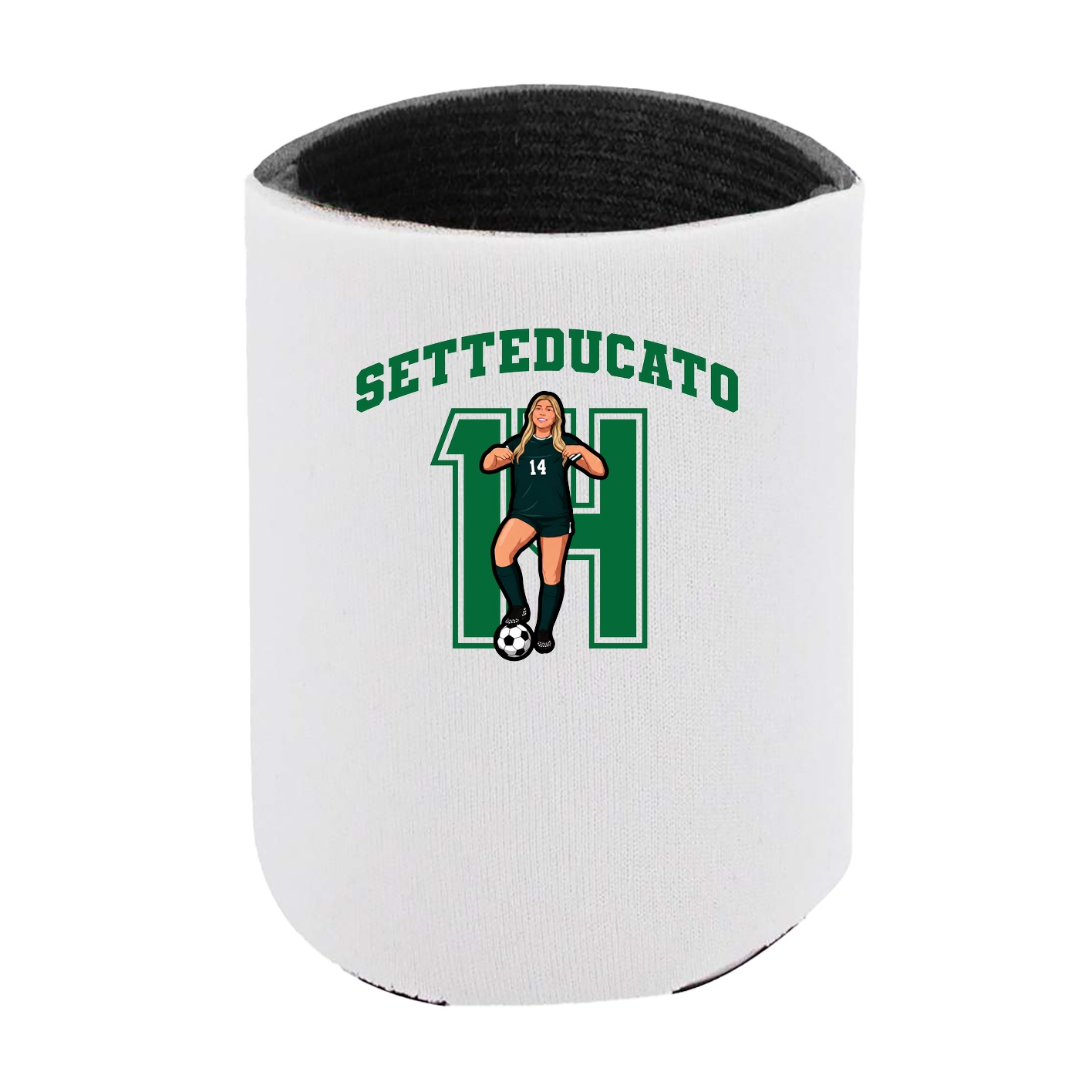 Can Holder — Number in White