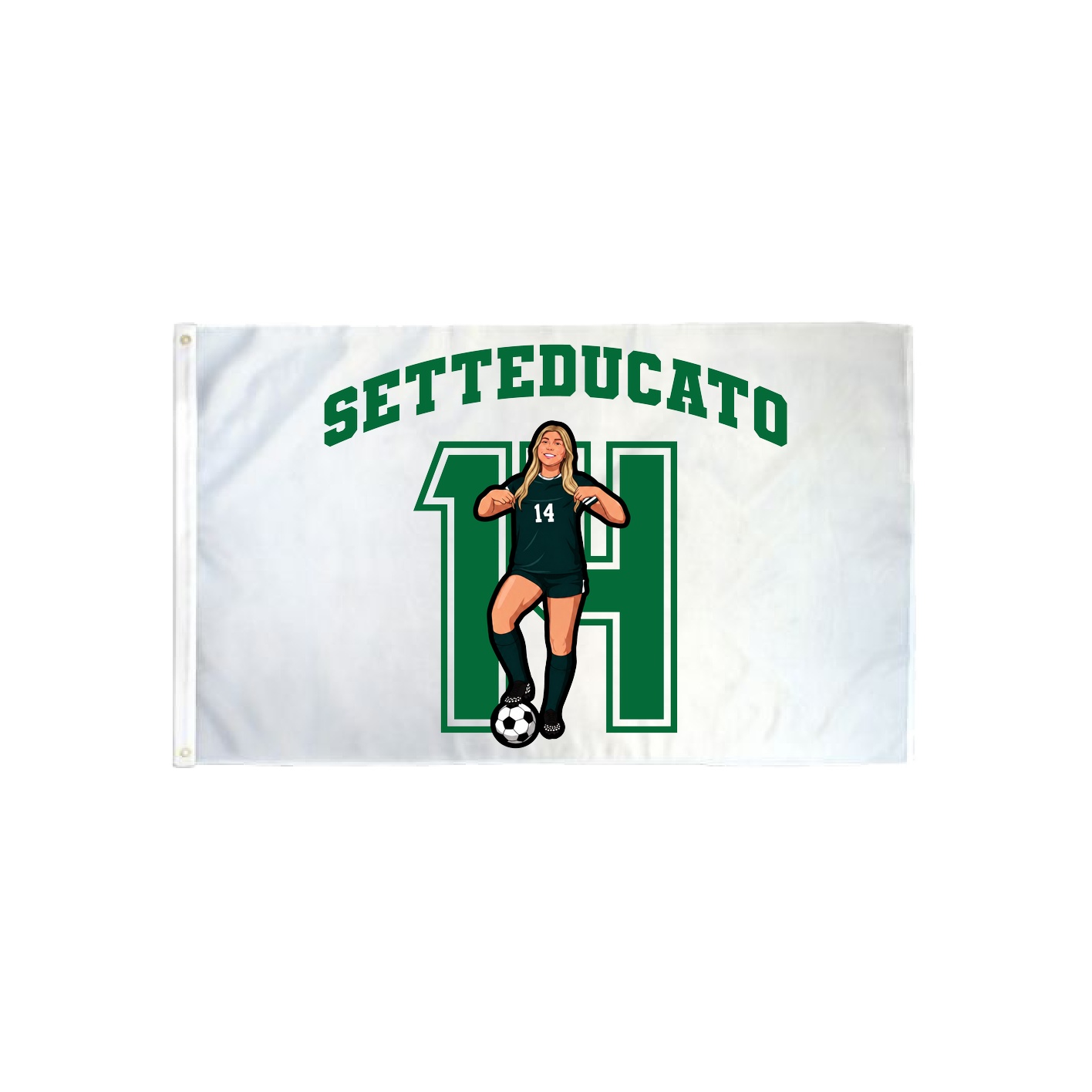 3x5 Flag — Number in Classic