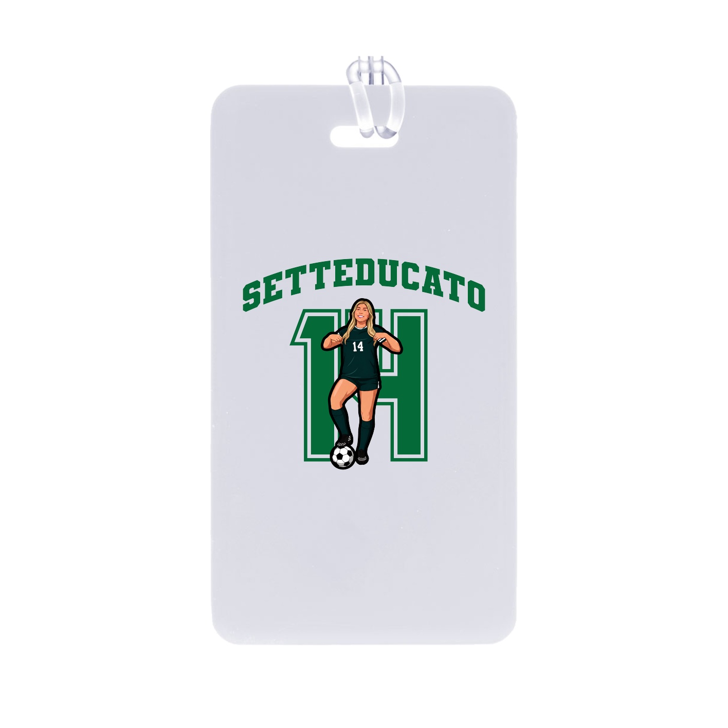 Bag Tag — Number in Classic