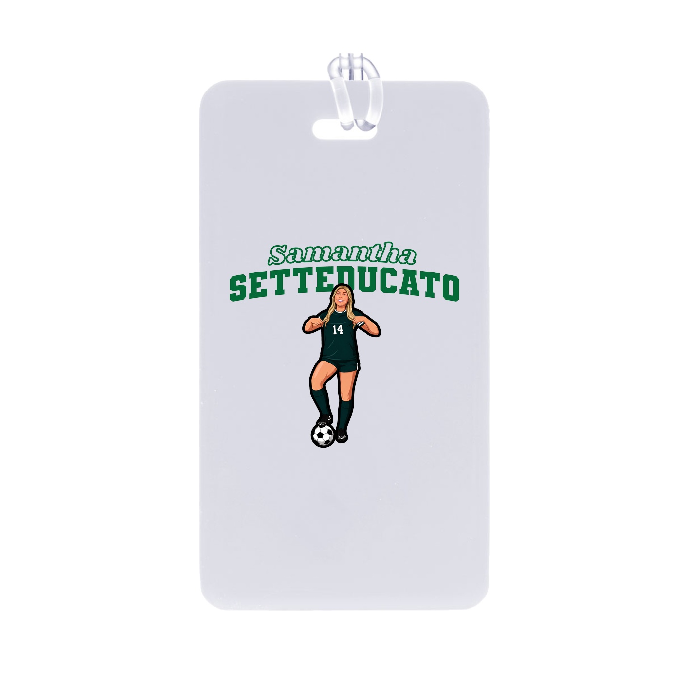 Bag Tag — Name Arch in Classic