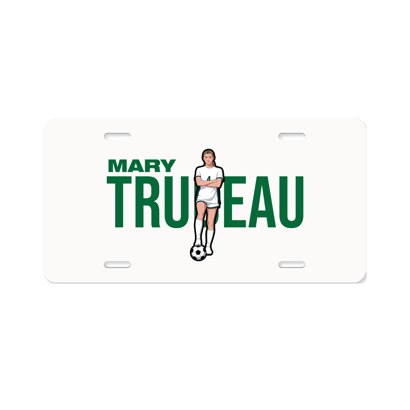 License Plate — Player Name in Classic