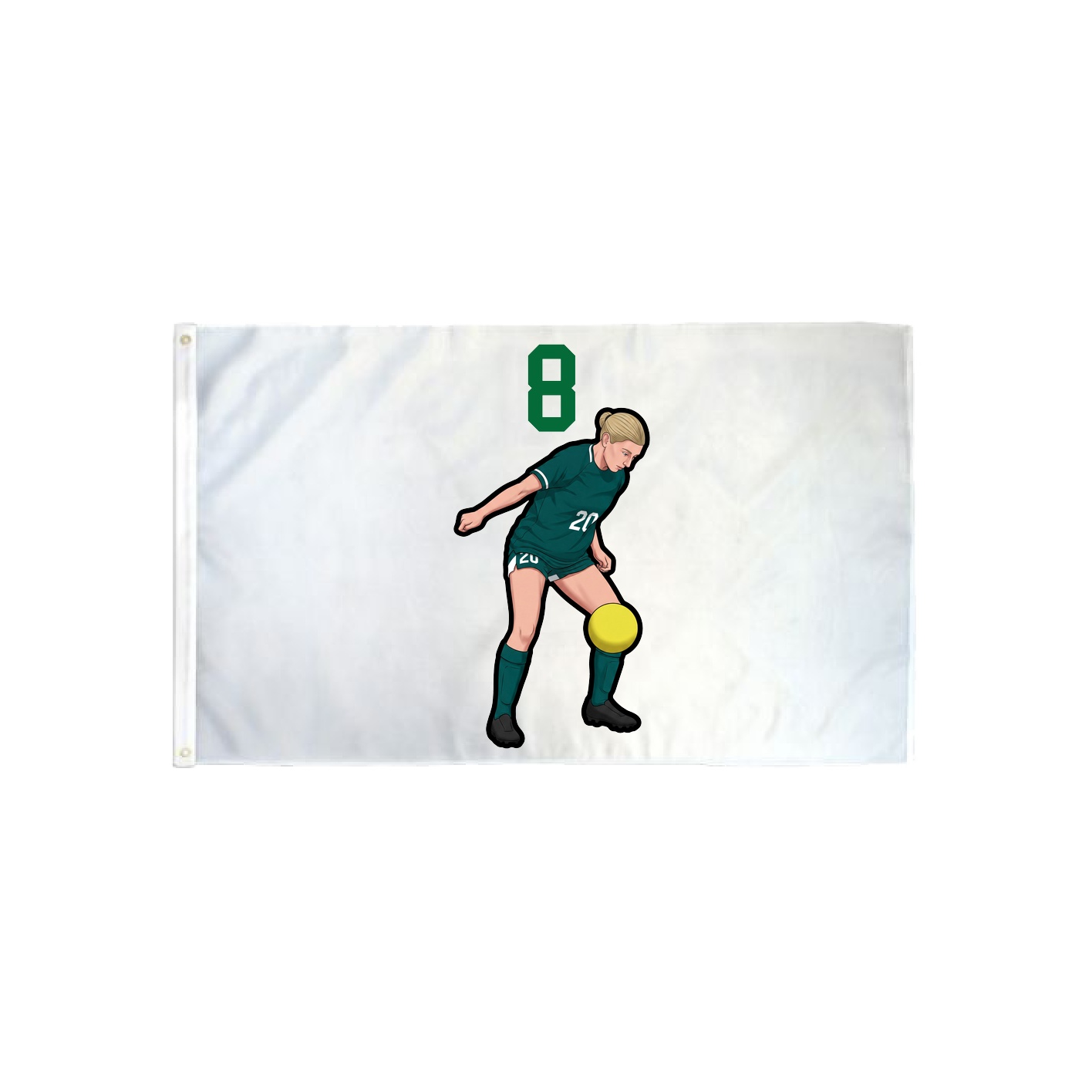 3x5 Flag — Number Top in Classic