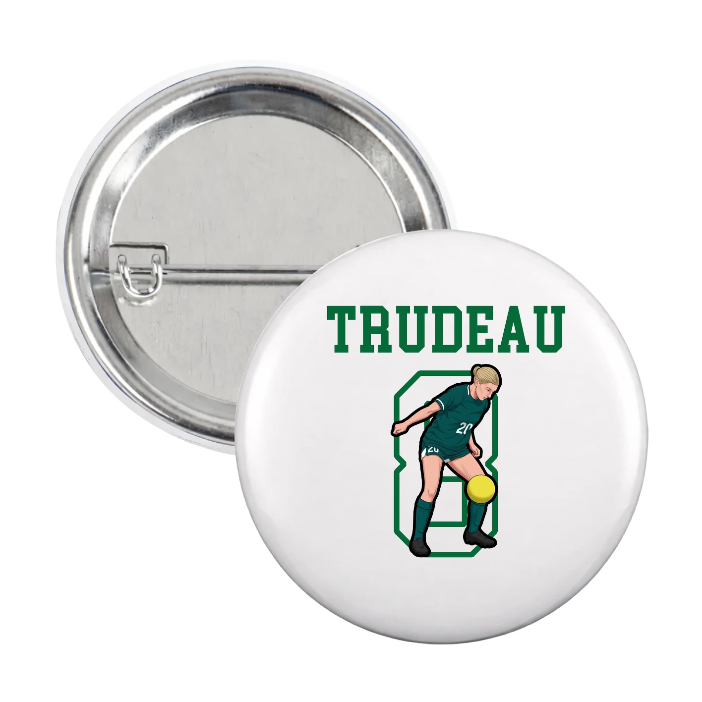 Game Day Button — Shirsey in White