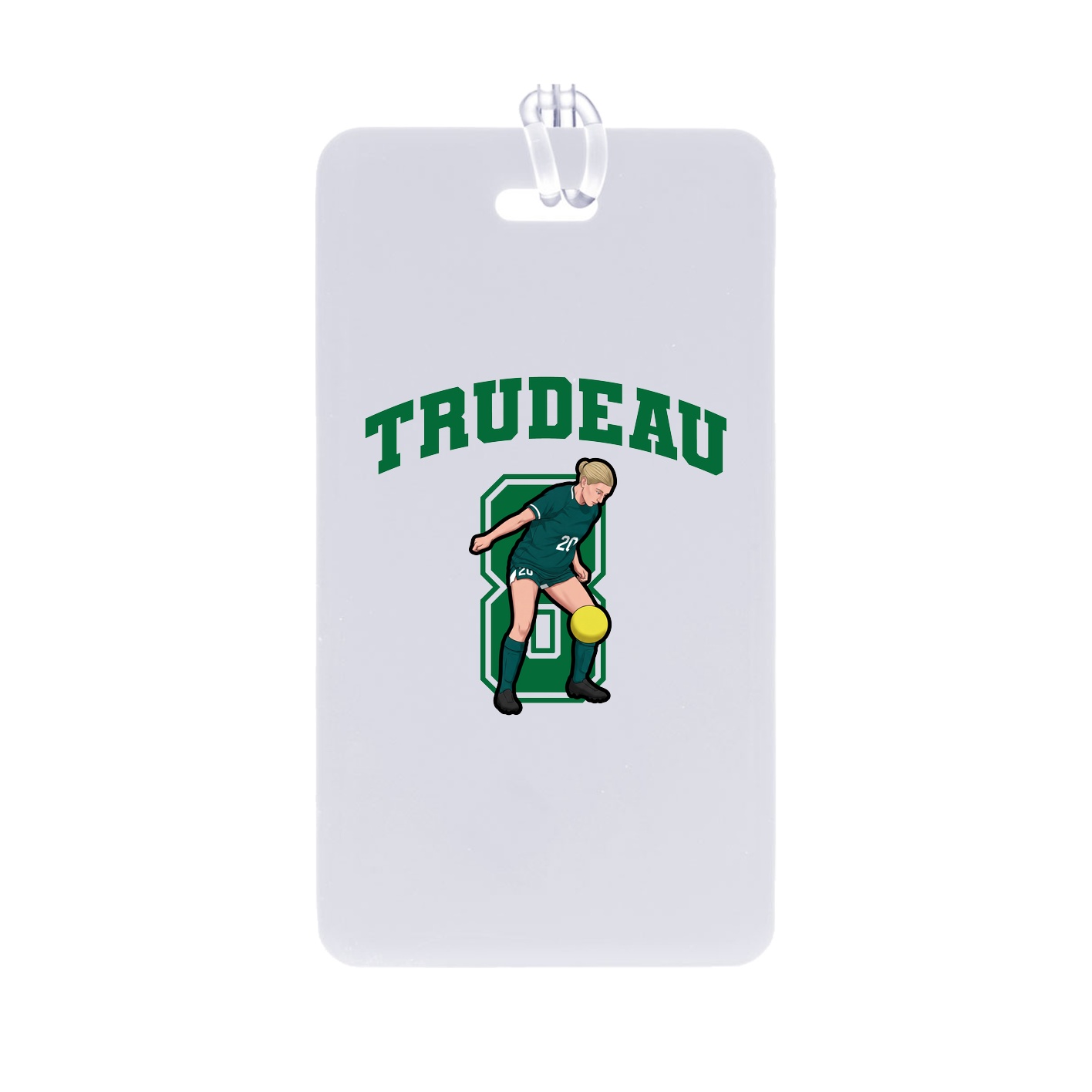 Bag Tag — Number in Classic