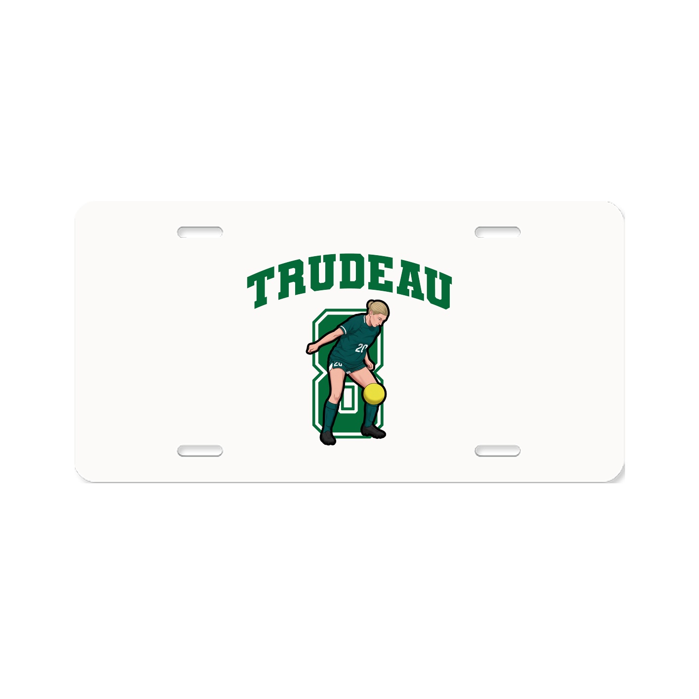 License Plate — Number in Classic