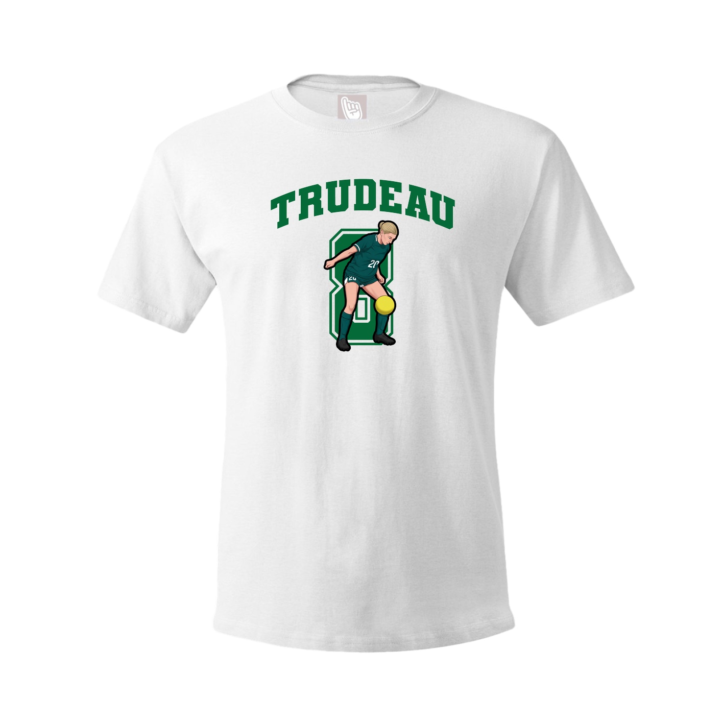 Tee — Number in White