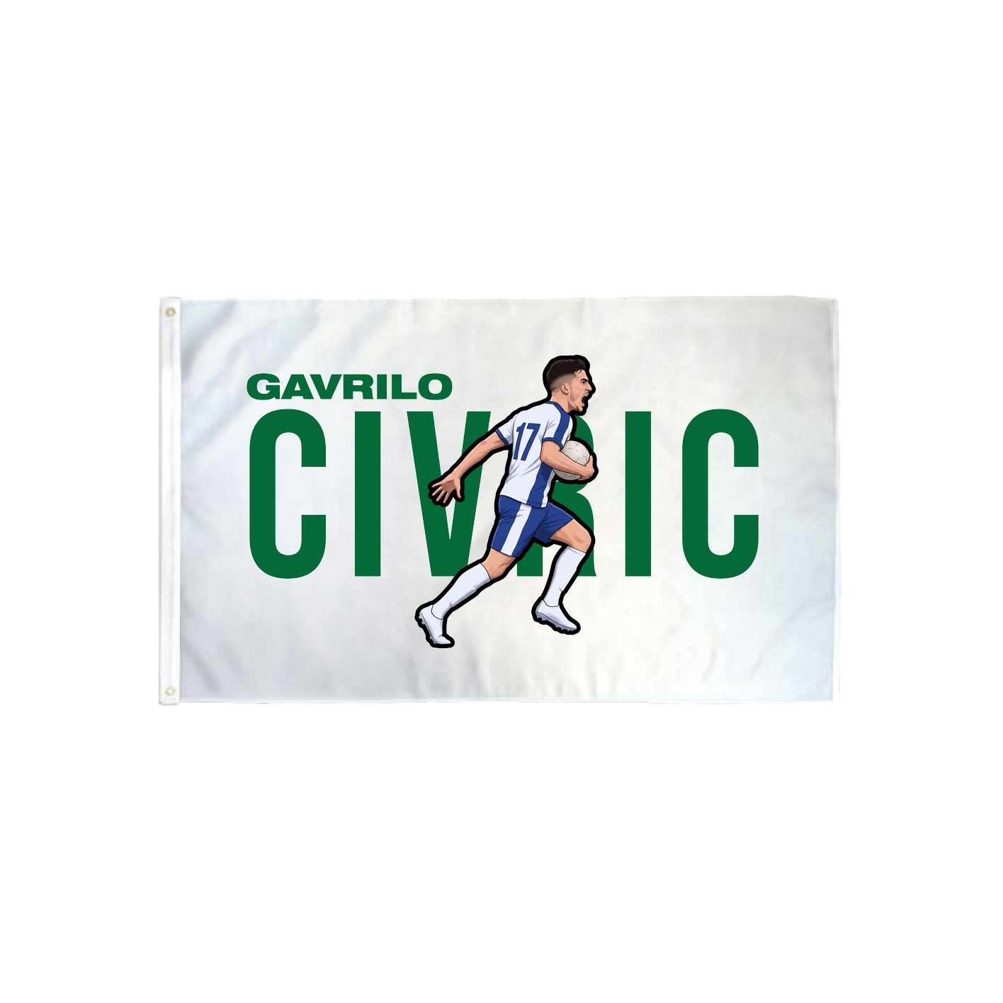 3x5 Flag — Player Name in Classic