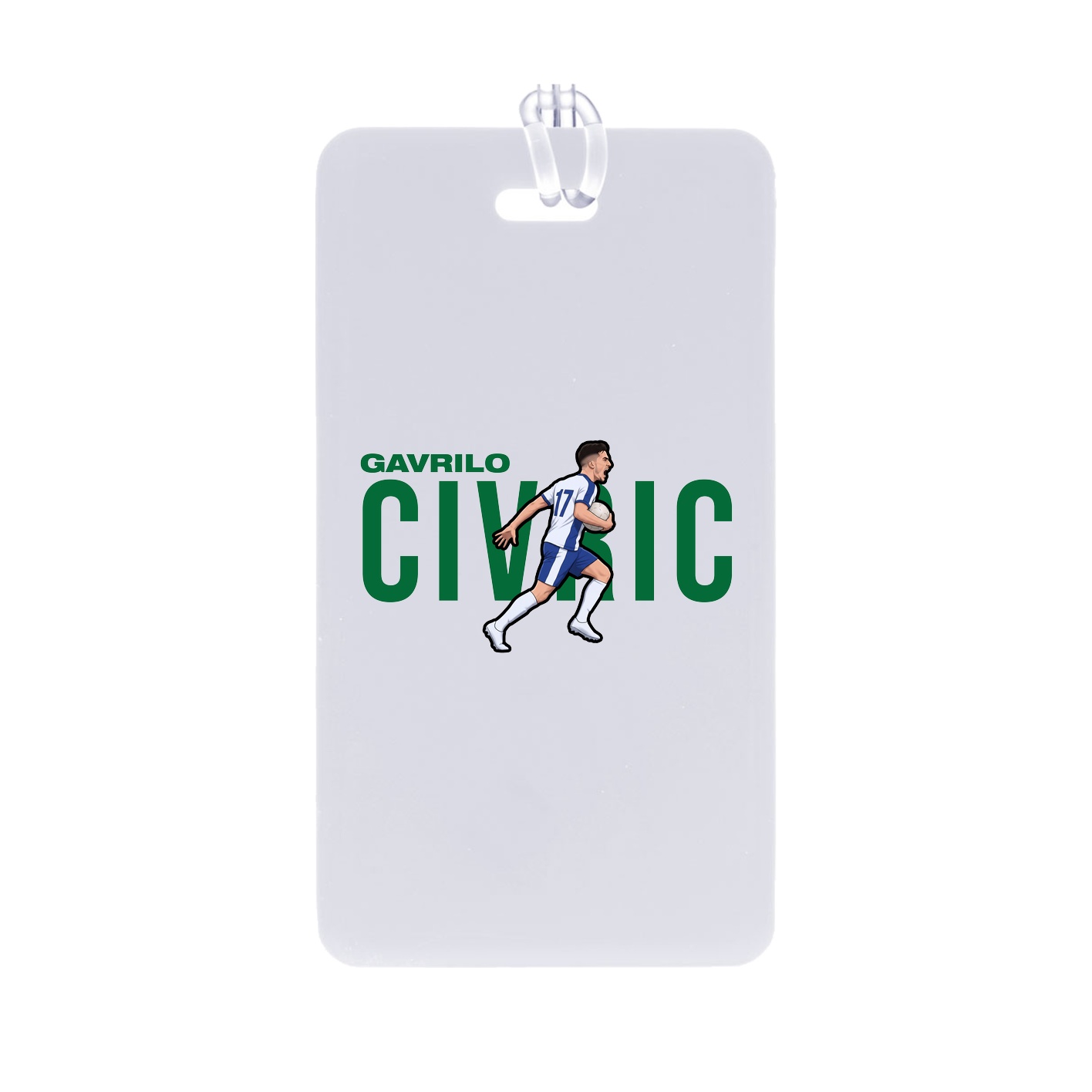 Bag Tag — Player Name in Classic