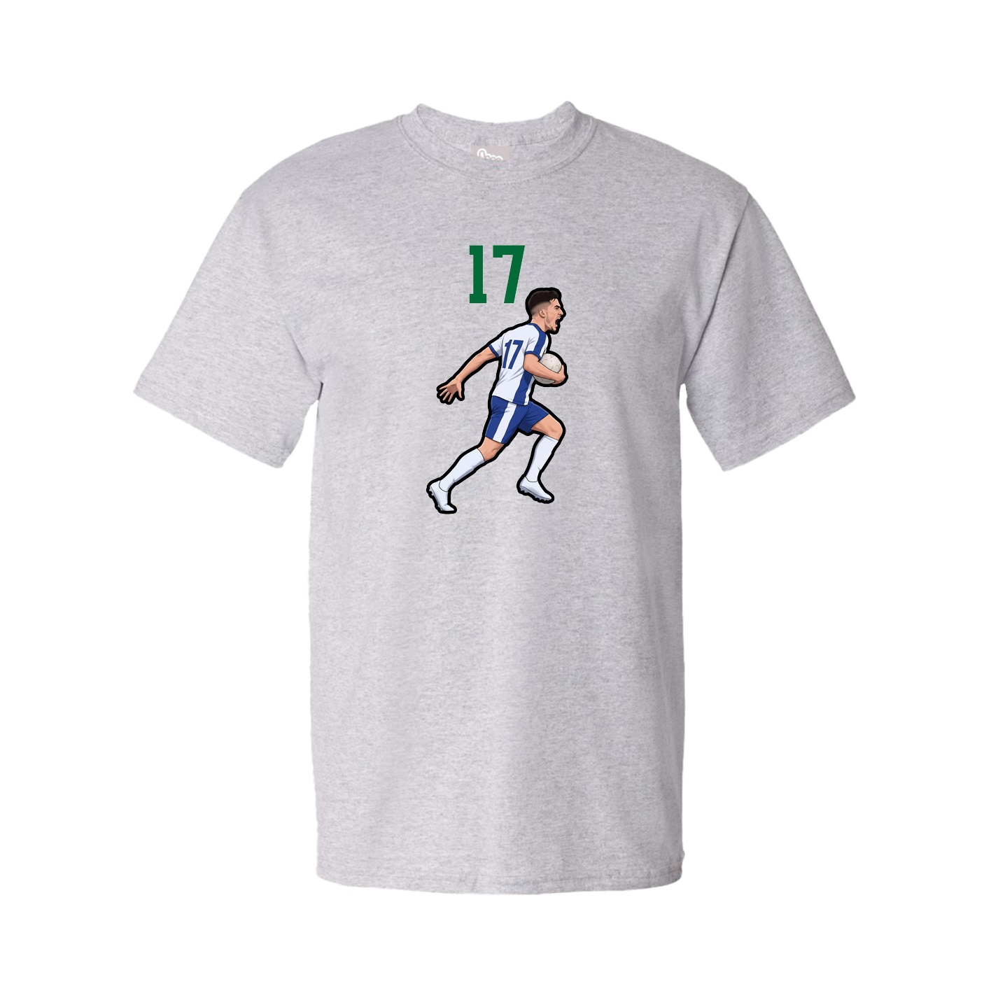 Tee — Number Top in Grey