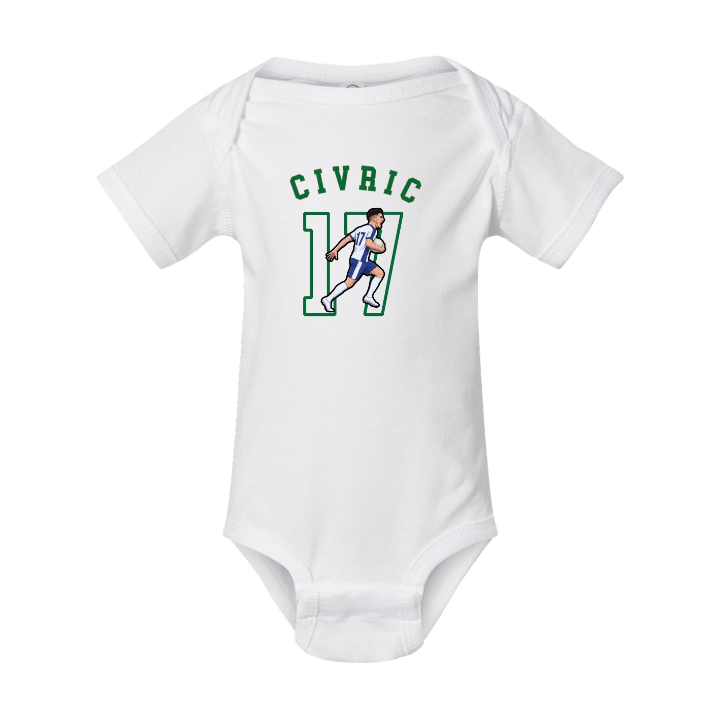 Baby Onesie — Shirsey Arch in White